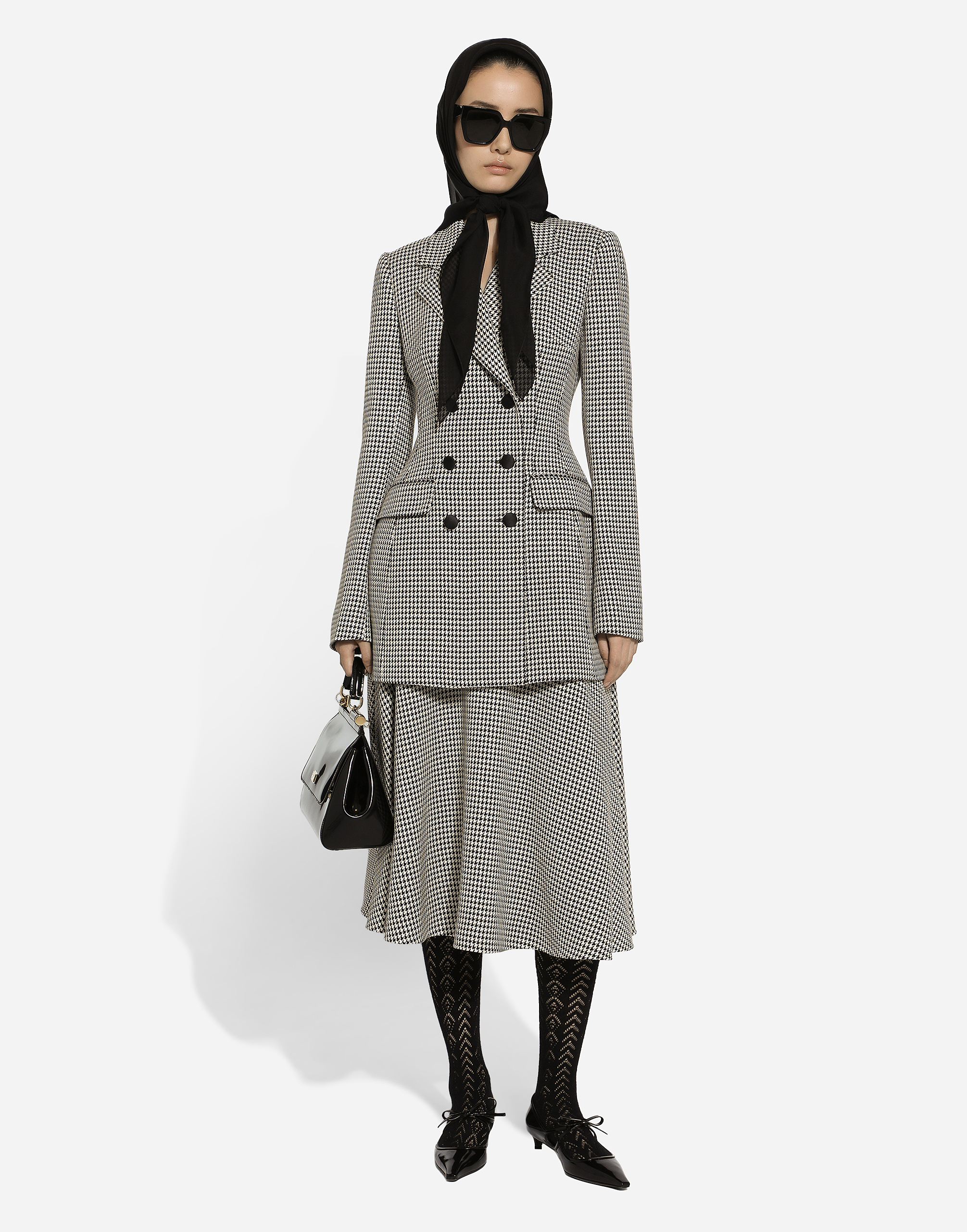Dolce & Gabbana Check Pattern Jacket In Multicolor
