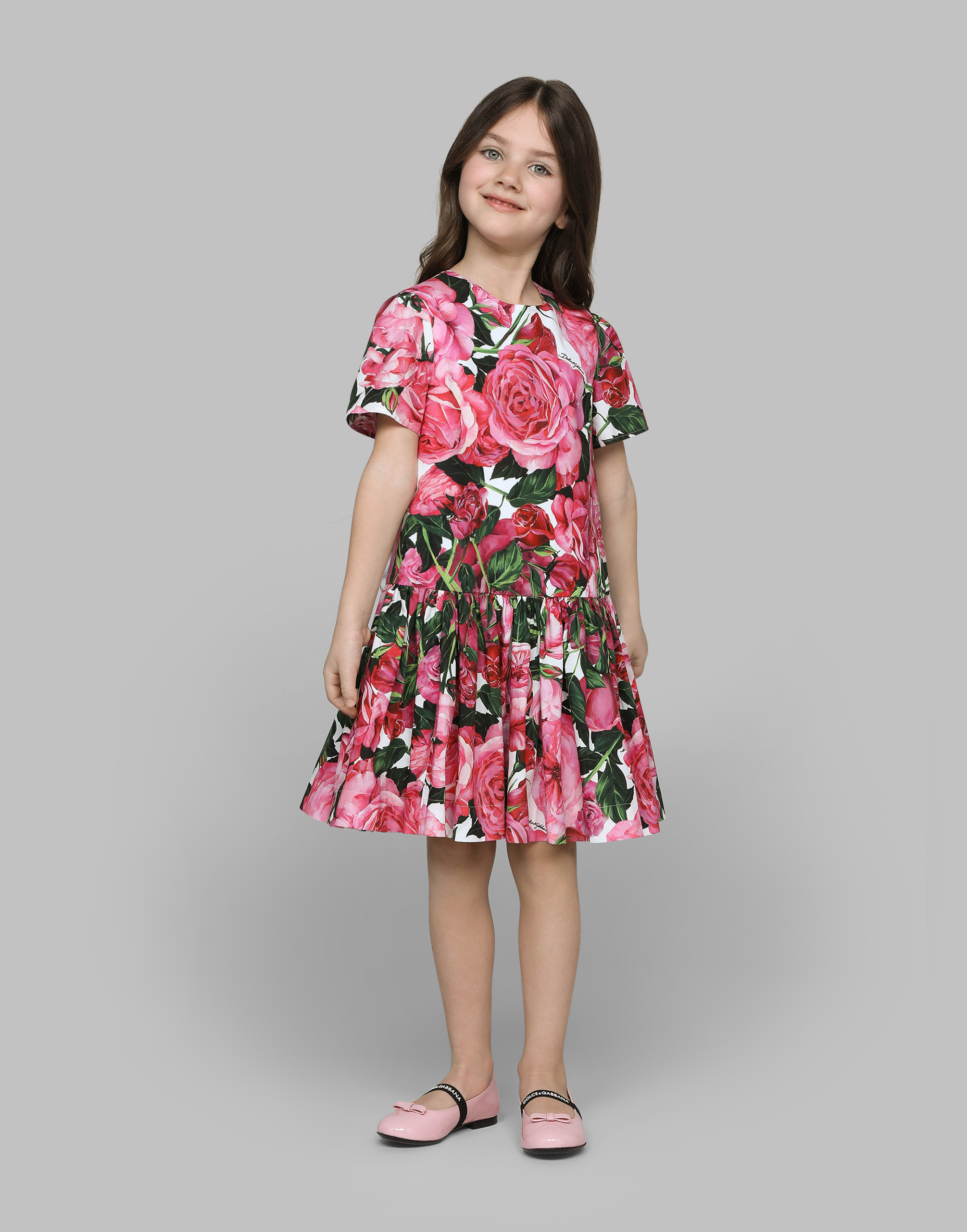 Dolce & Gabbana Abito Maniche Corte In Print