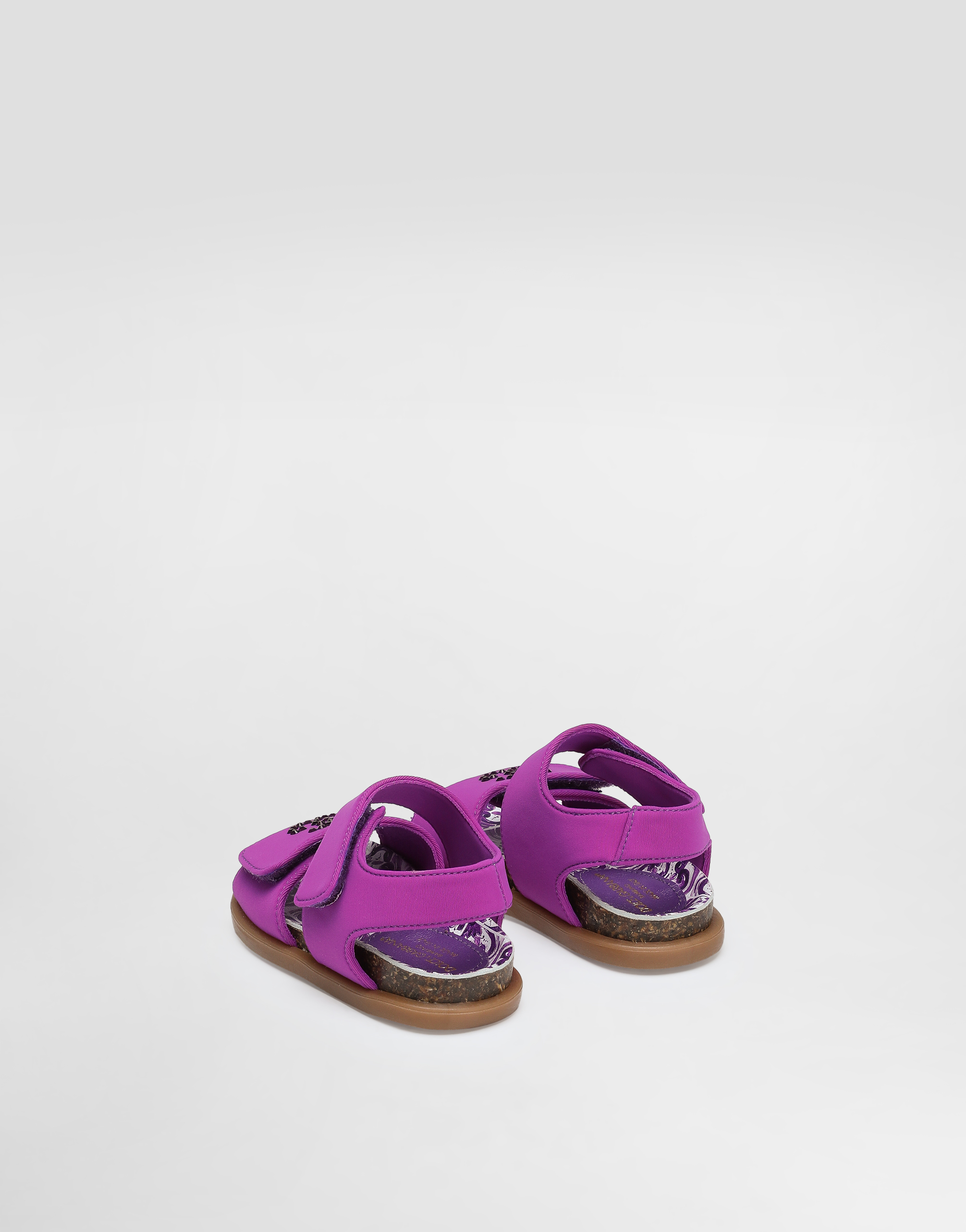  Dolce & Gabbana Majolica-print Sandal With Thermo-rhinestones - Woman Shoes For First Steps (19-26) Multicolor 21 