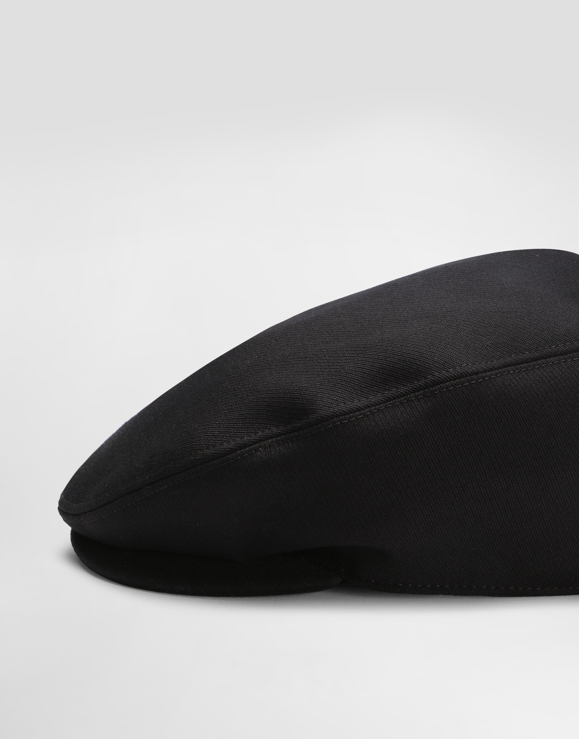 Dolce & Gabbana Shetland Flat Cap Accessories In Black