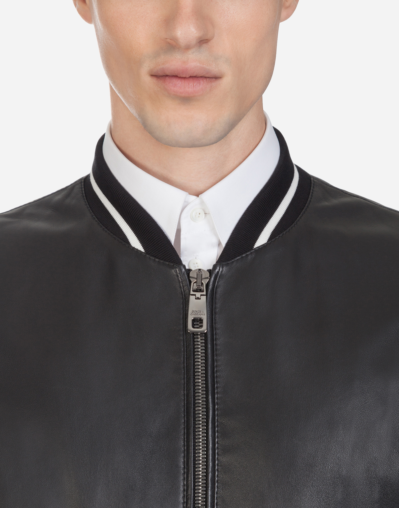 Men's Jackets | Dolce&Gabbana - LEATHER JACKET