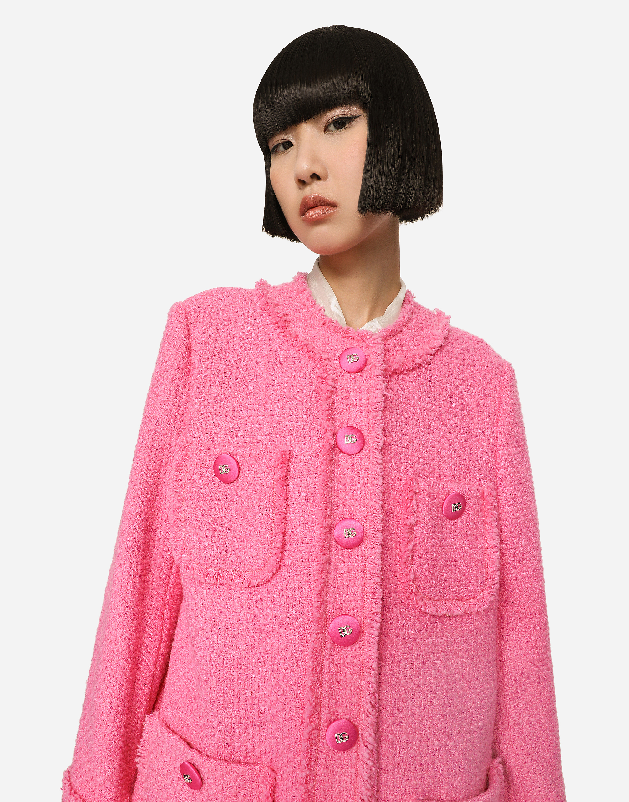 Dolce & Gabbana Cappotto In Pink