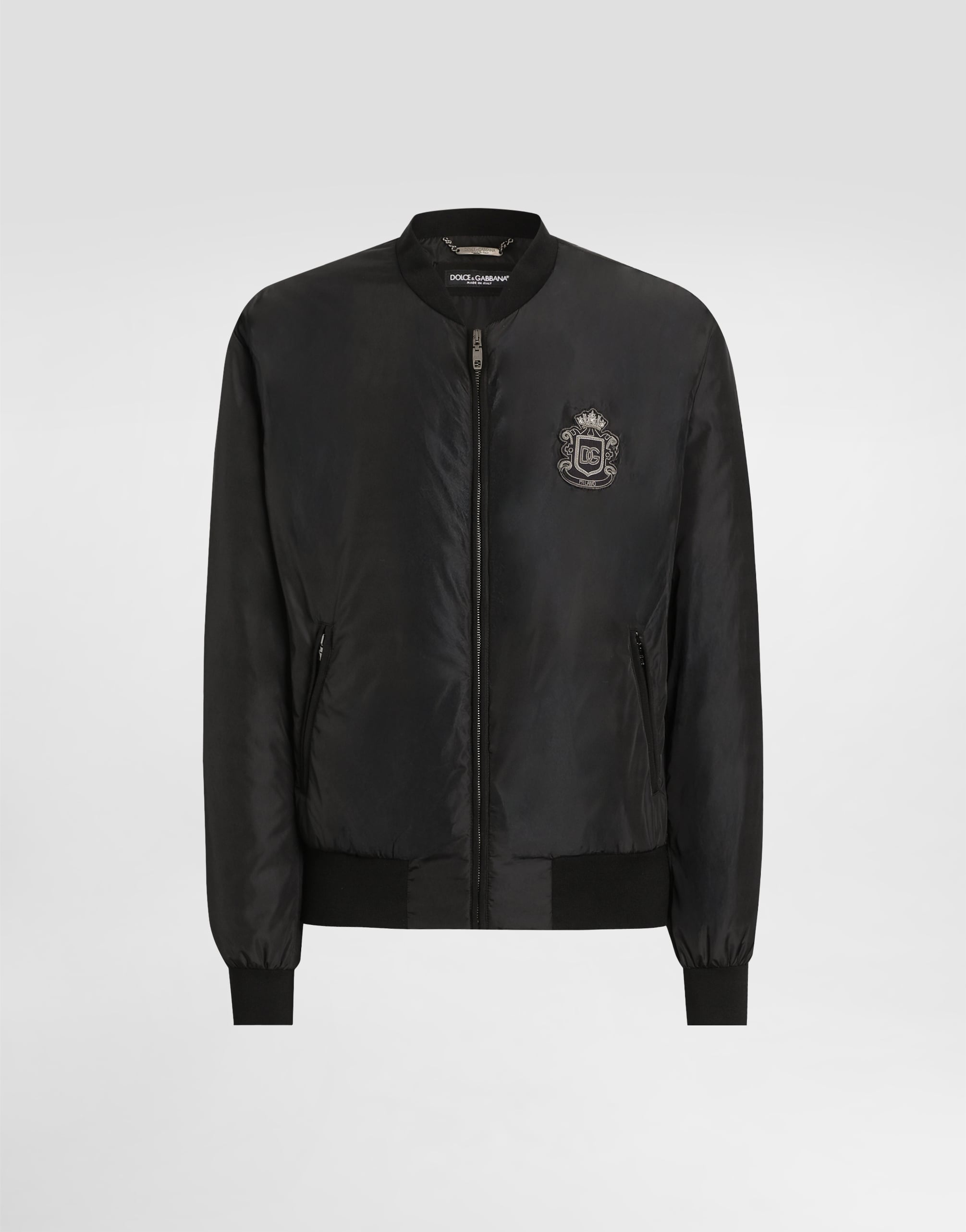 【美品】Dolce & Gabbana ブラック ボンバージャケット サイズ50 Dolce & Gabbana レザーボンバージャケット | ブラック | FARFETCH JP