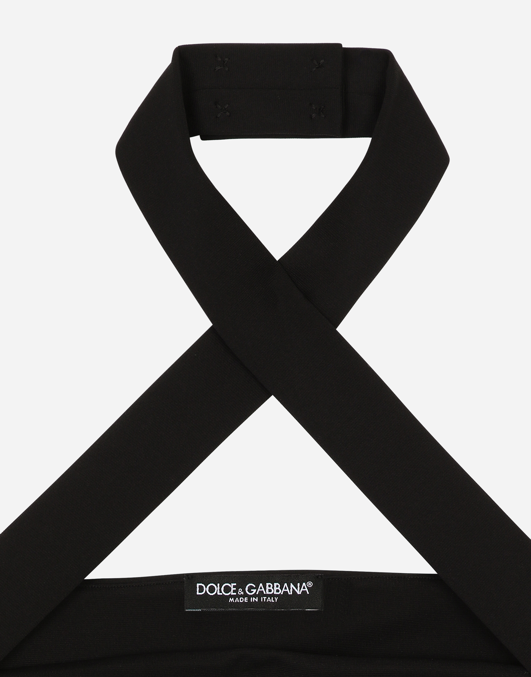 Dolce & Gabbana Top With Sleeve Details In Black