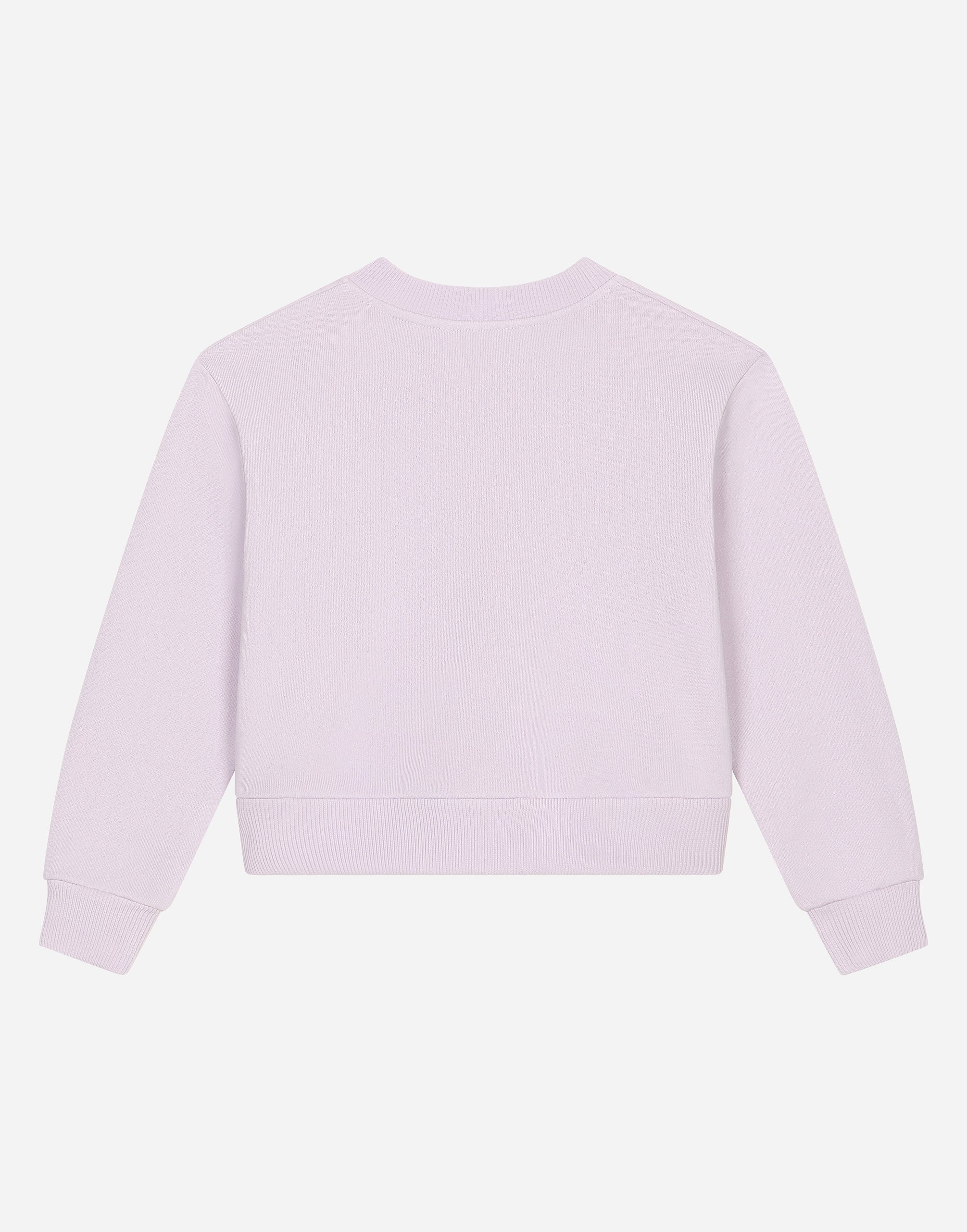Dolce & Gabbana Felpa Giroc.man.lung In Lilac
