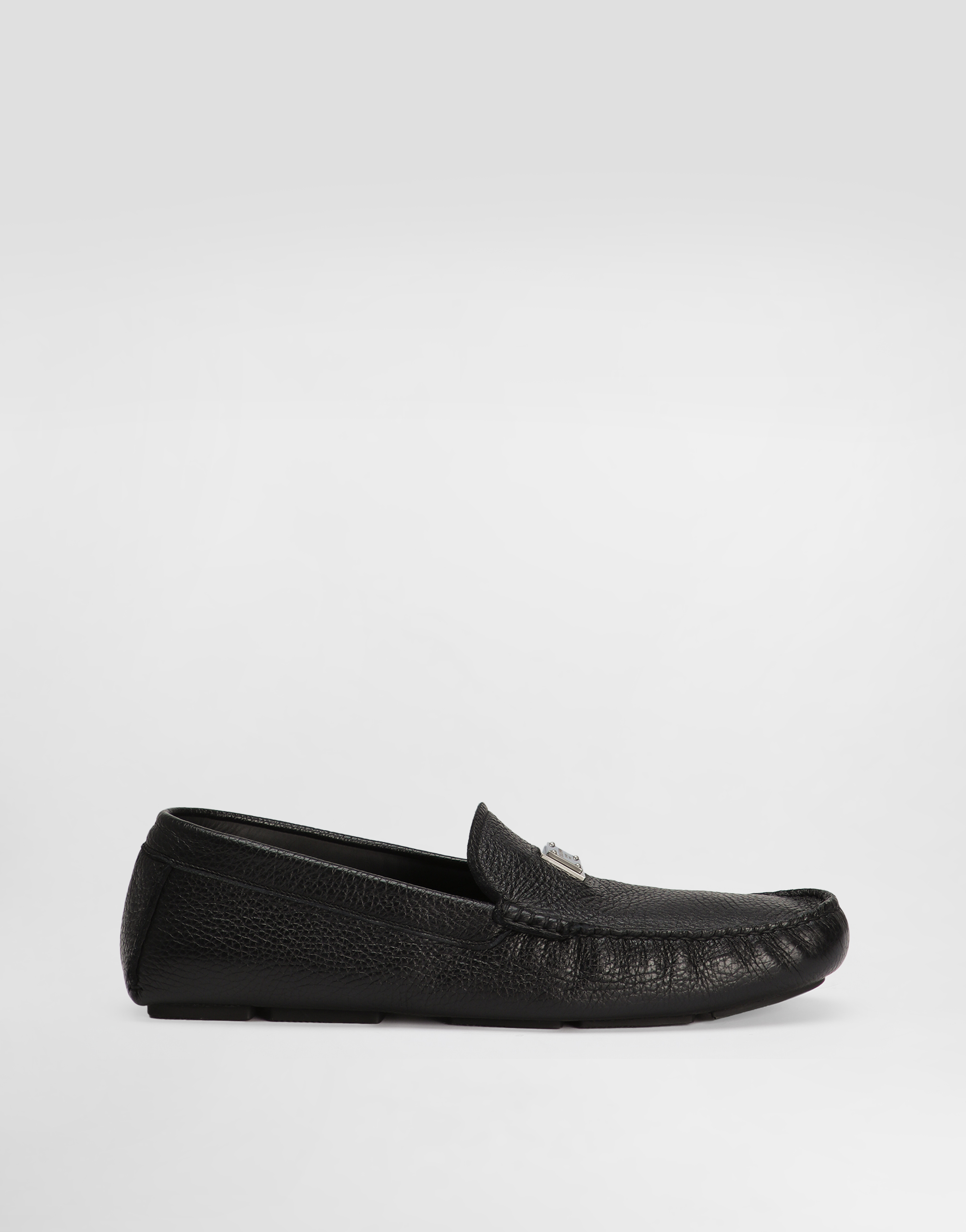 Dolce & Gabbana Deerskin Driver Shoes - Man Driver Shoes And Loafers Black