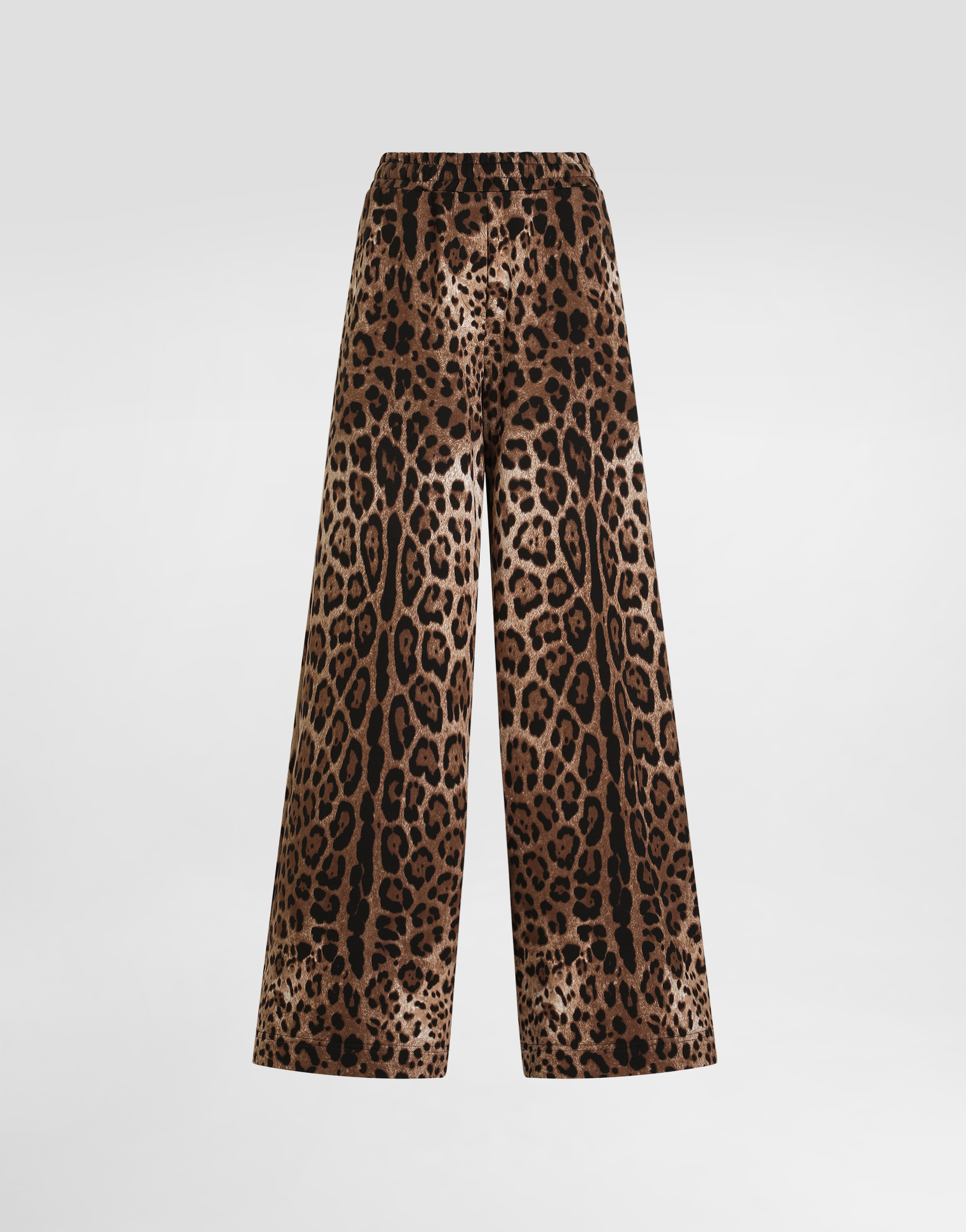 Dolce & Gabbana Leo-print Fleece Trousers�