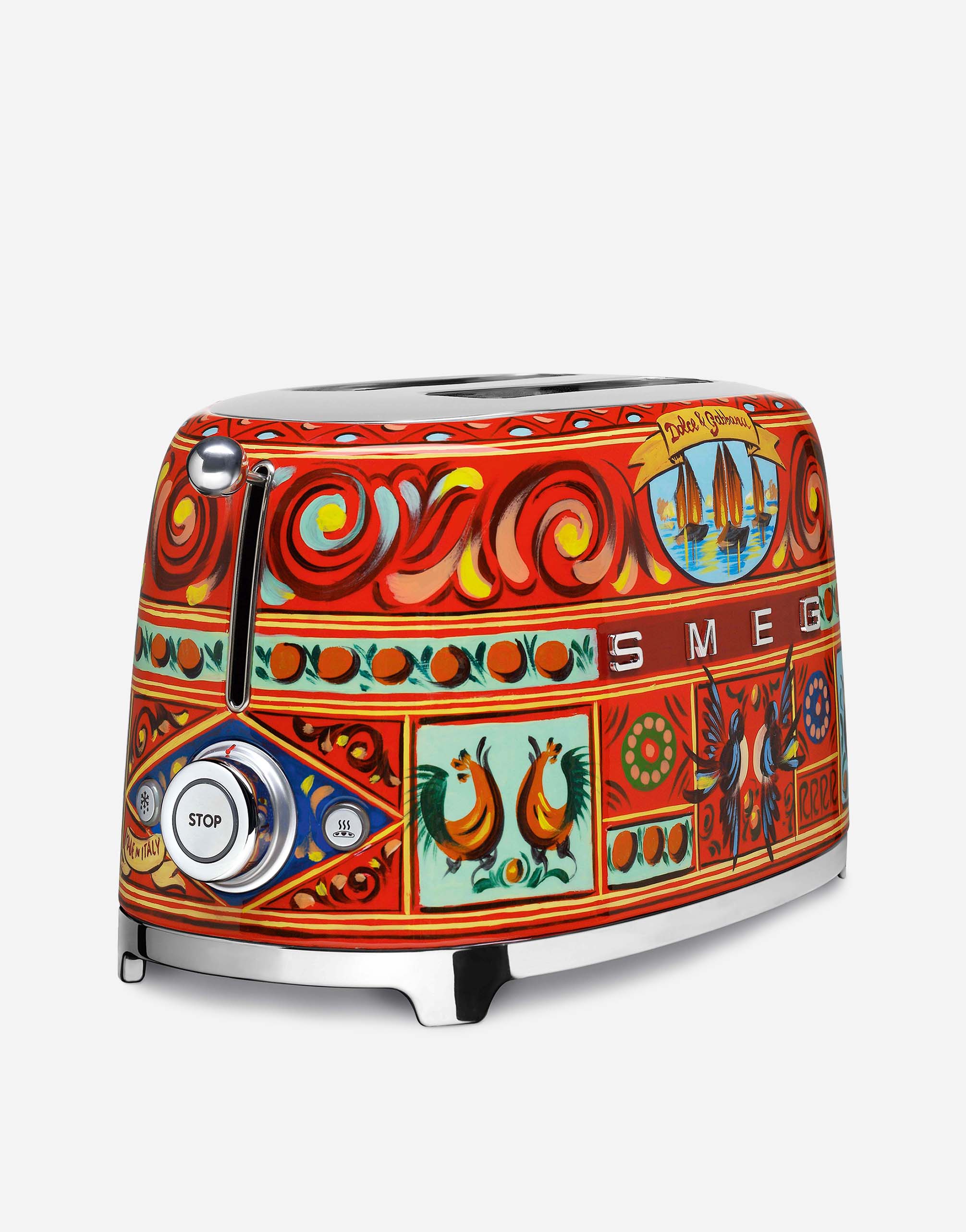 Dolce & Gabbana Tostapane 2 Fette In Multicolor