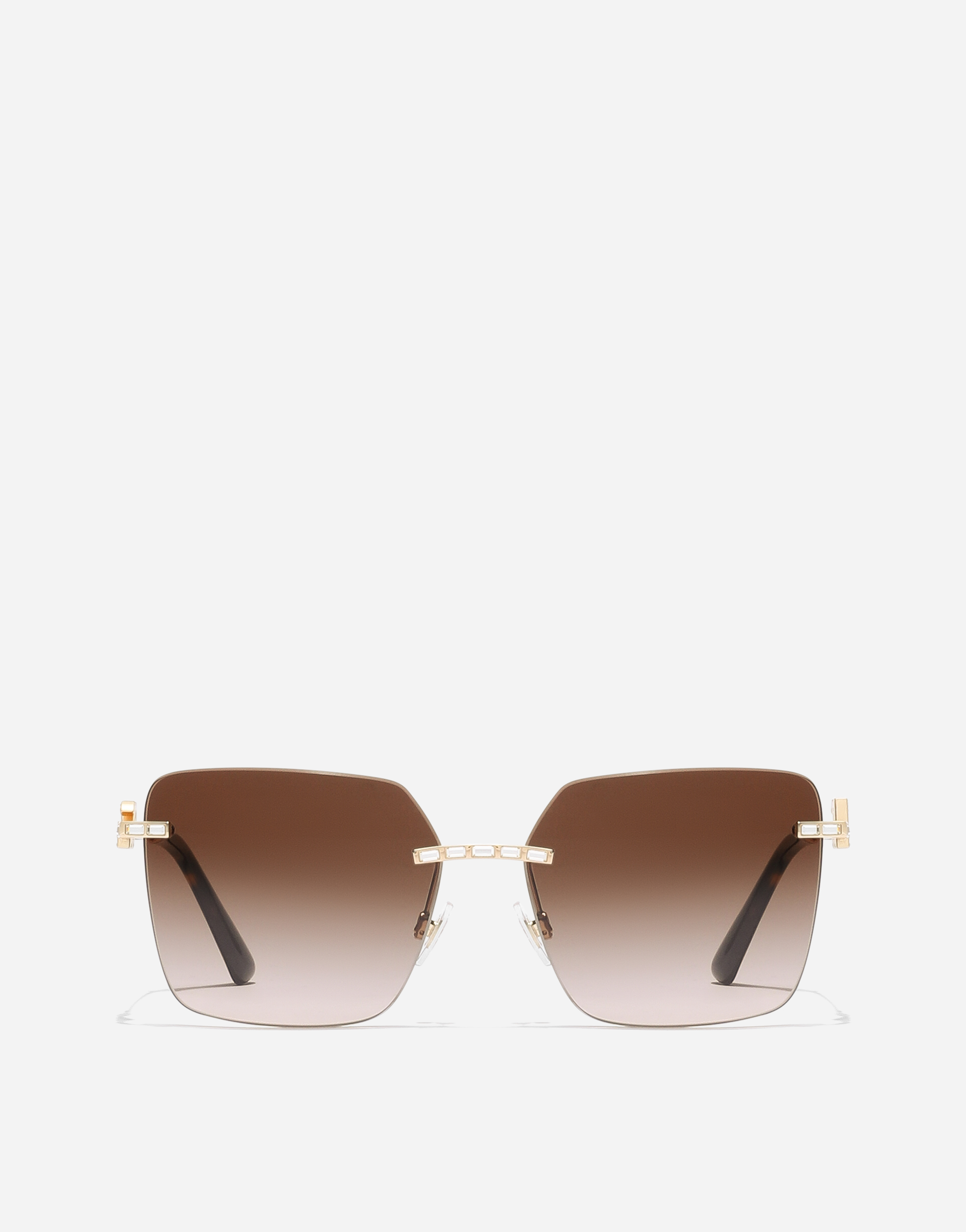 Goldのウィメンズ DG クリスタル サングラス | Dolce&Gabbana®