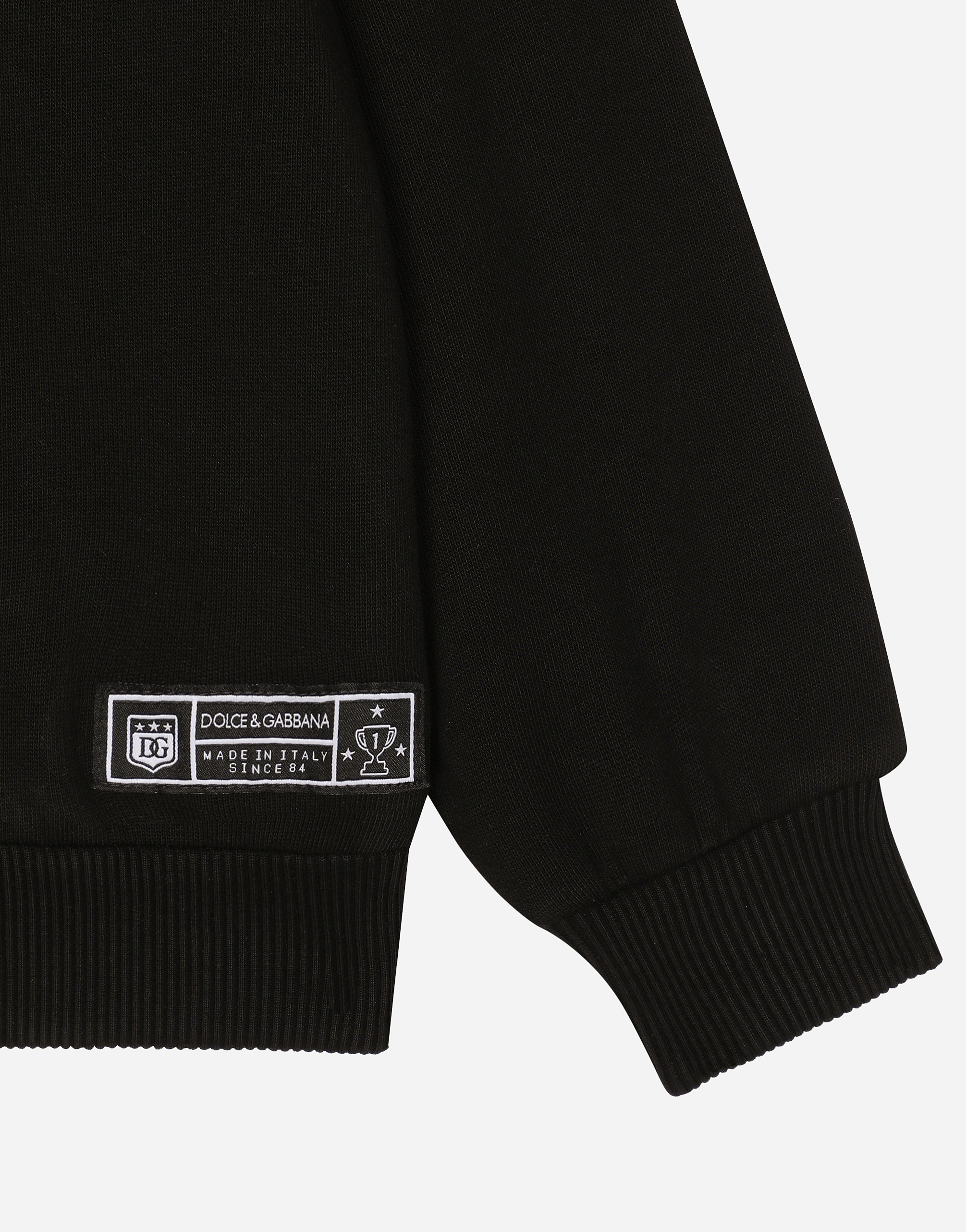 Jersey hoodie with DG print