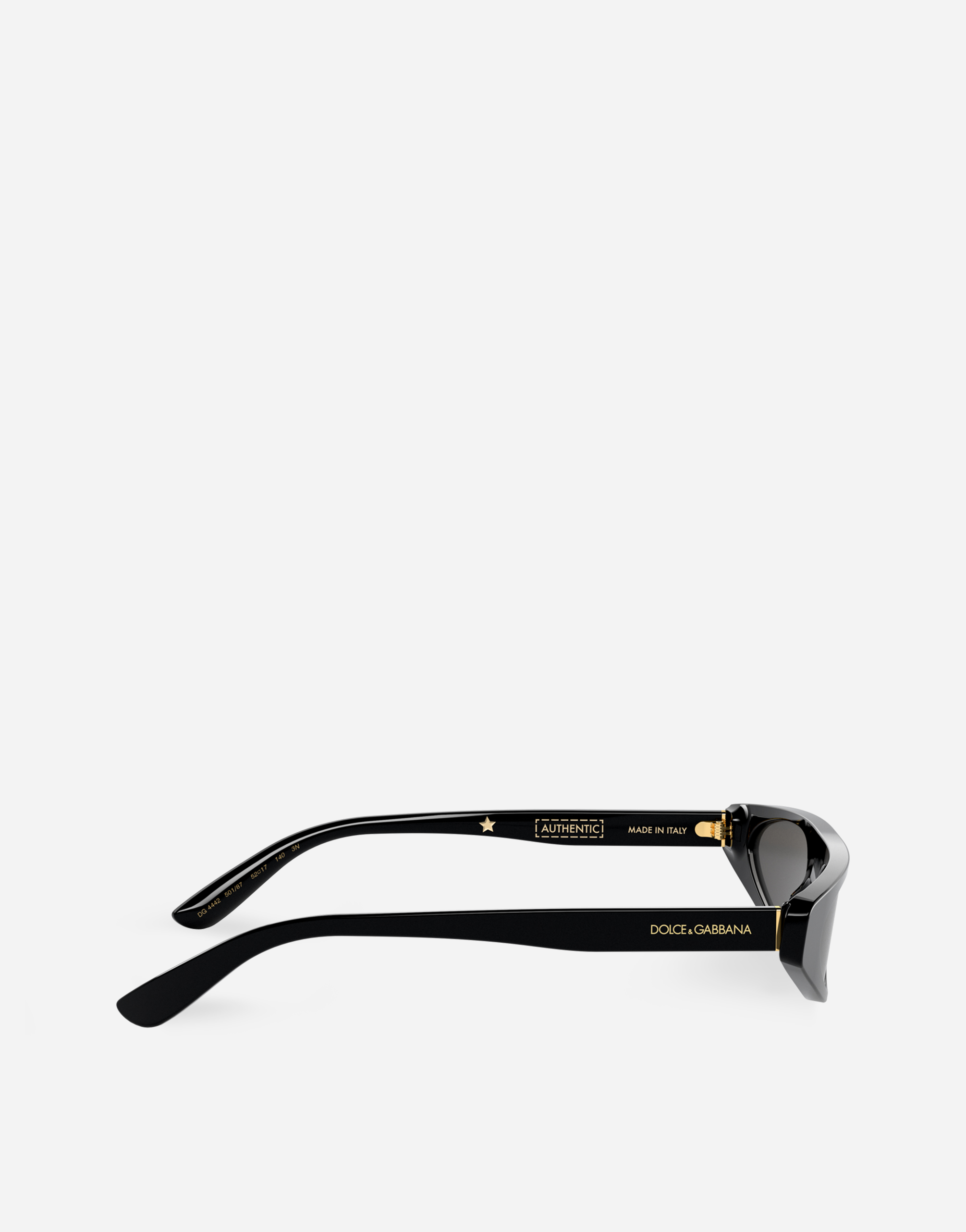 Shop Dolce & Gabbana Re-edition Dna Sunglasses In Black