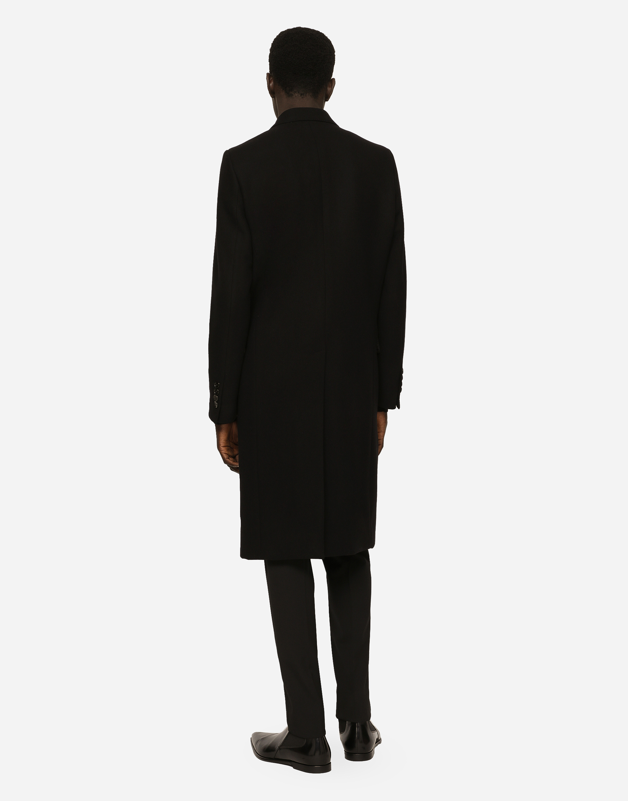 DOLCE & GABBANA DOUBLE-BREASTED WOOL COAT