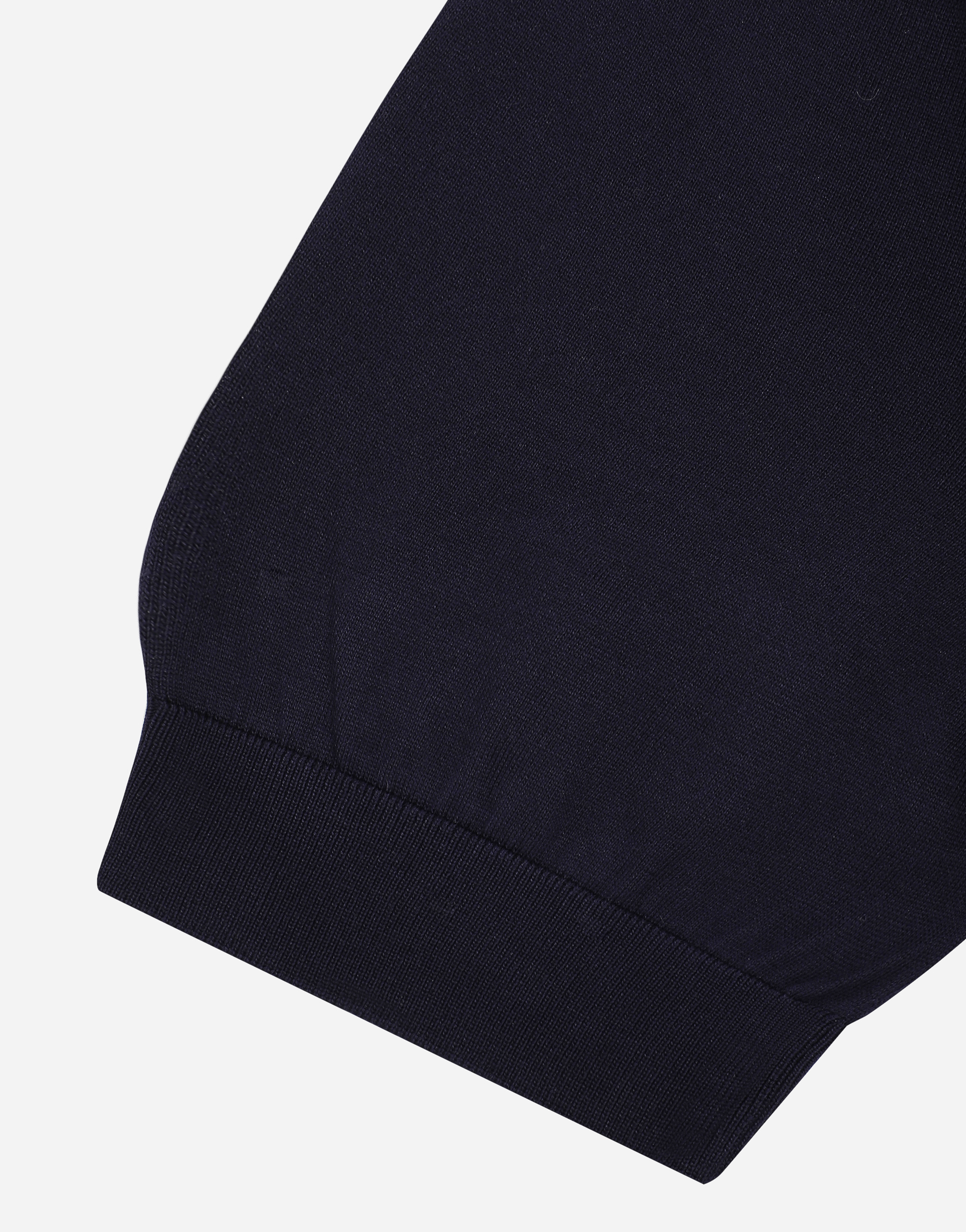 Silk round-neck sweater with DG embroidery