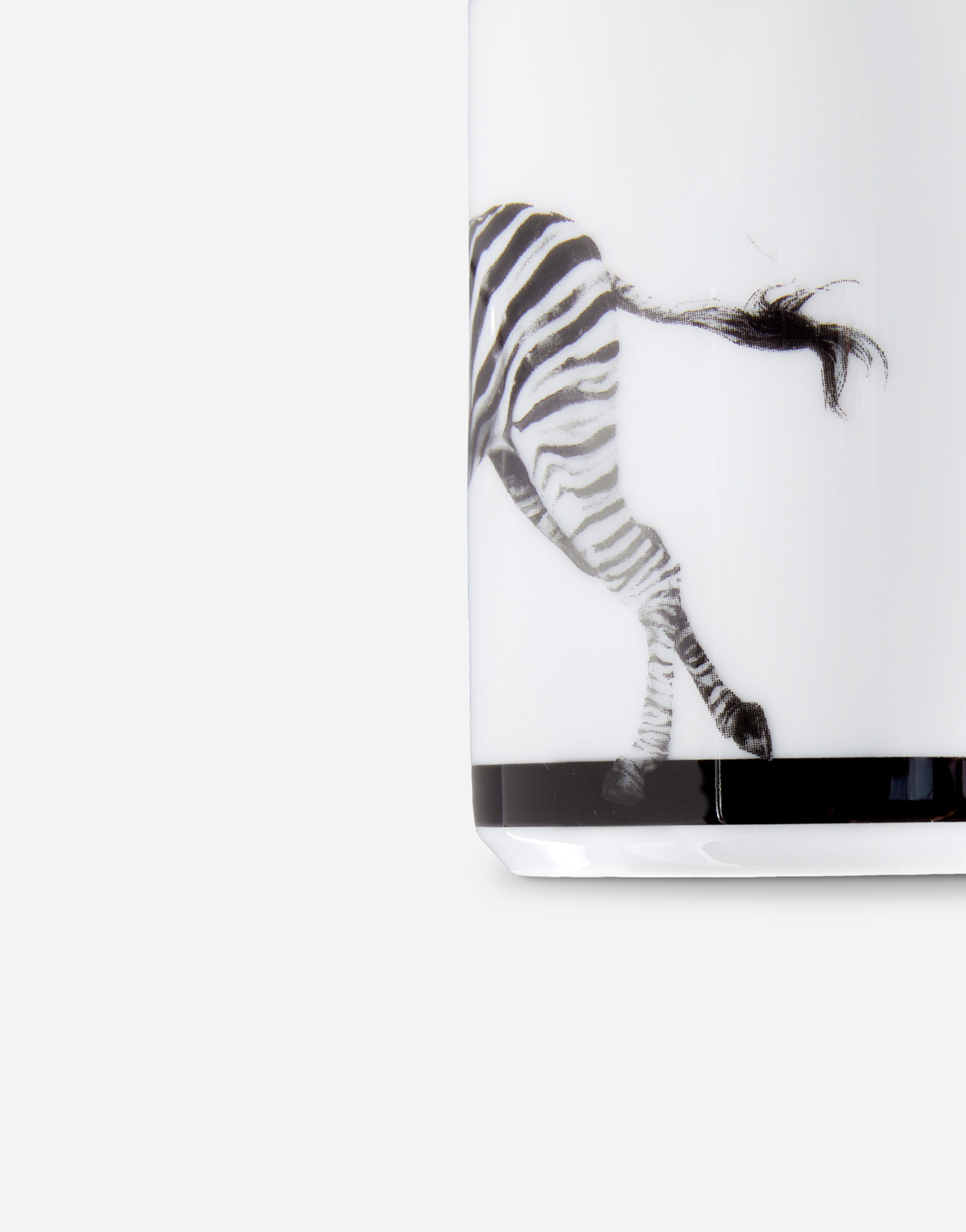 Dolce & Gabbana Porcelain Mug In Multicolor