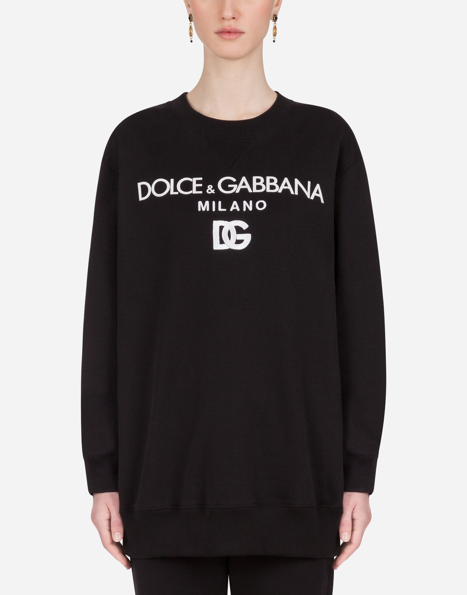Dolce & Gabbana グラフィック スウェットシャツ バーガンディー Dolce & Gabbana グラフィック スウェットシャツ バーガンディー