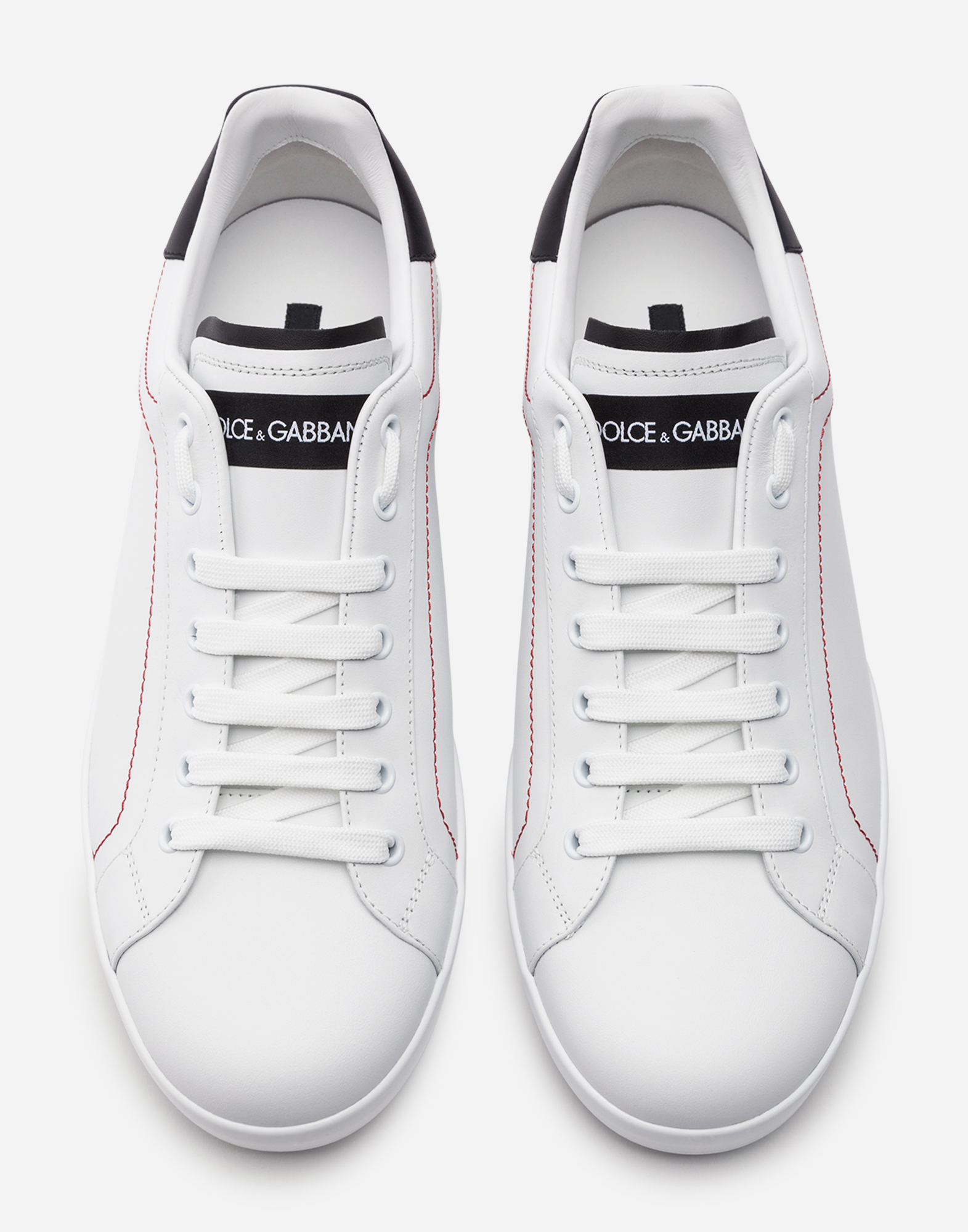 dolce & gabbana calfskin nappa portofino sneakers