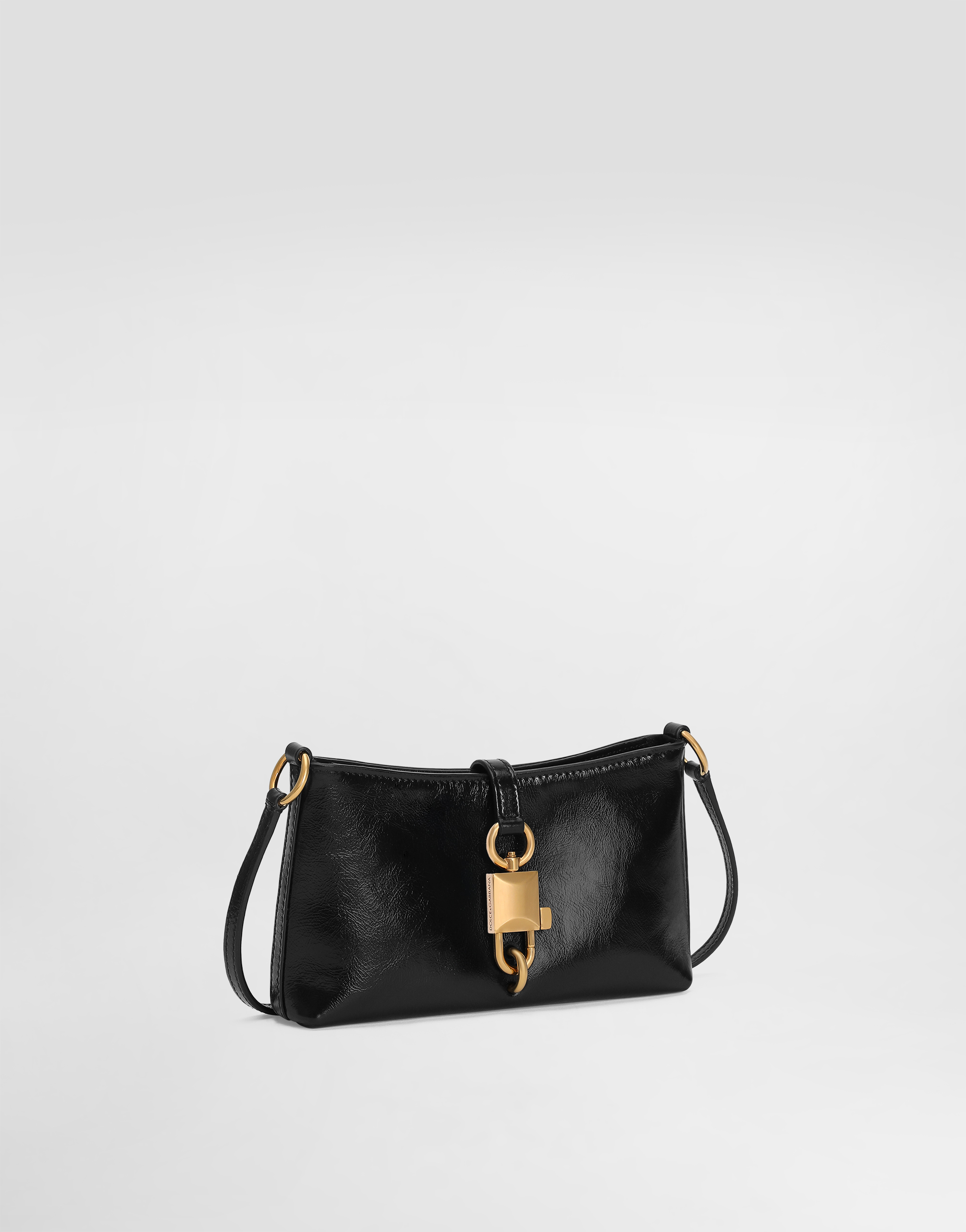 Dolce & Gabbana Hardware Satchel Shoulder Bag In Black