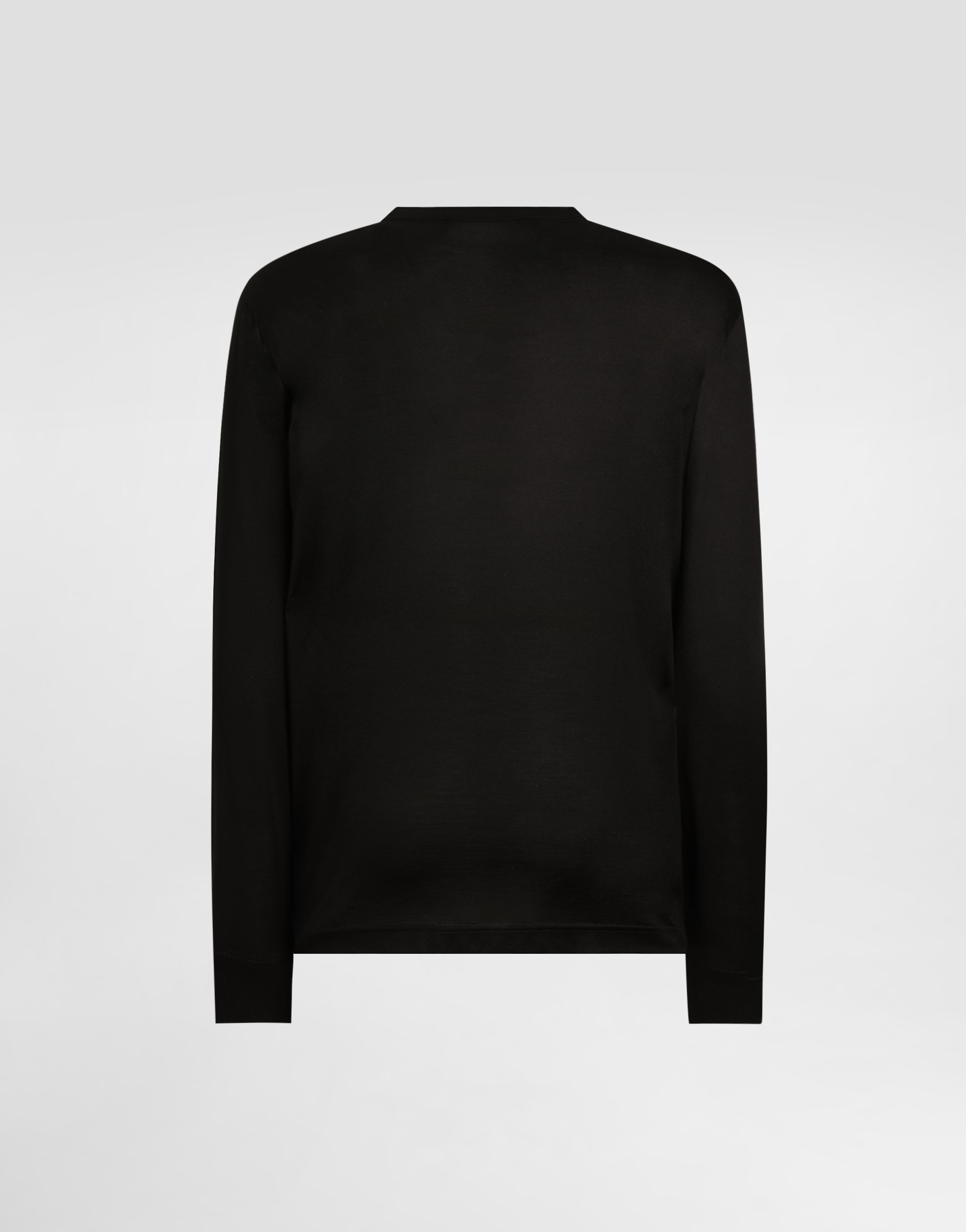 Serafino long sleeve silk t-shirt
