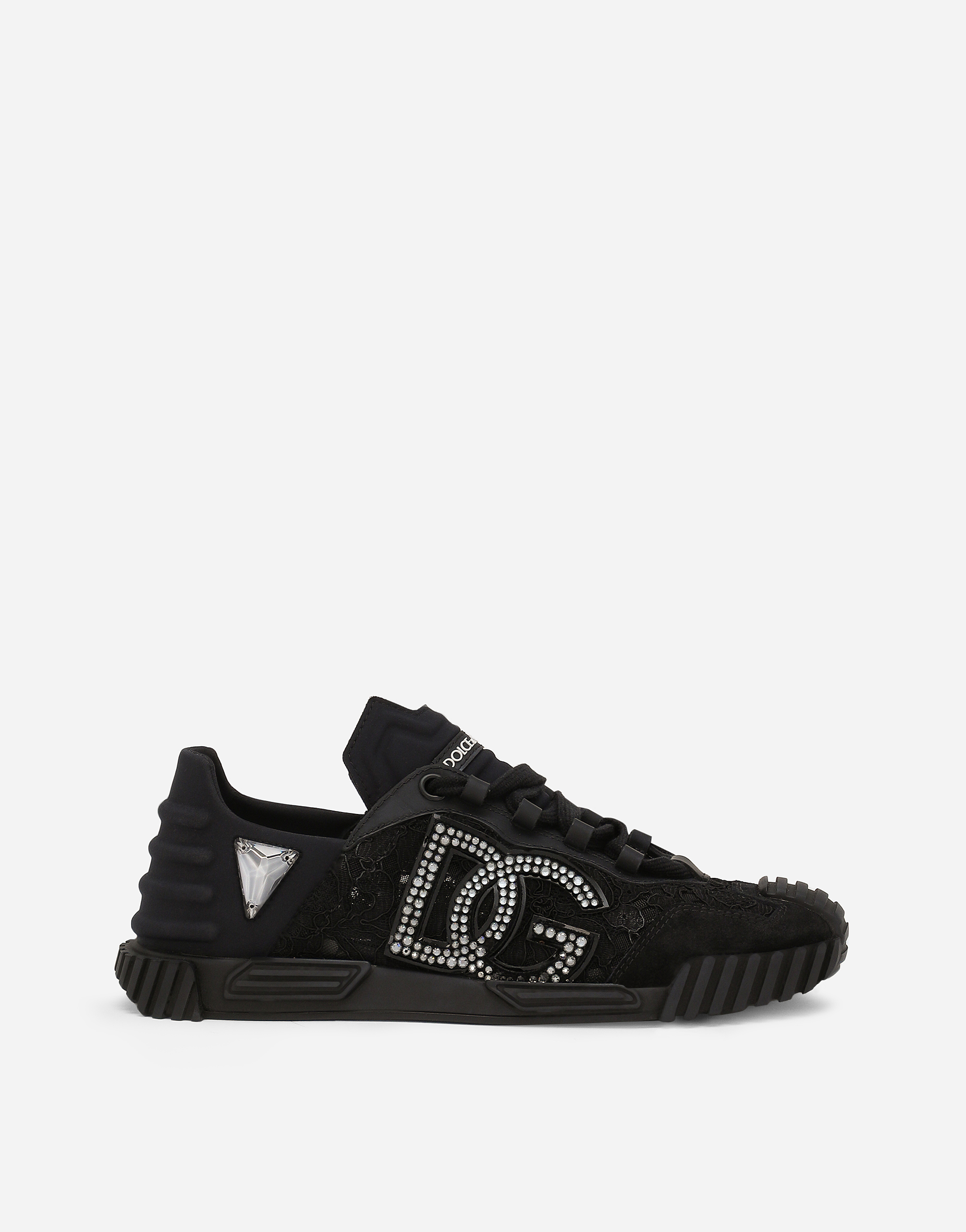 Dolce & Gabbana Lace Ns1 Sneakers - Woman Sneakers Black