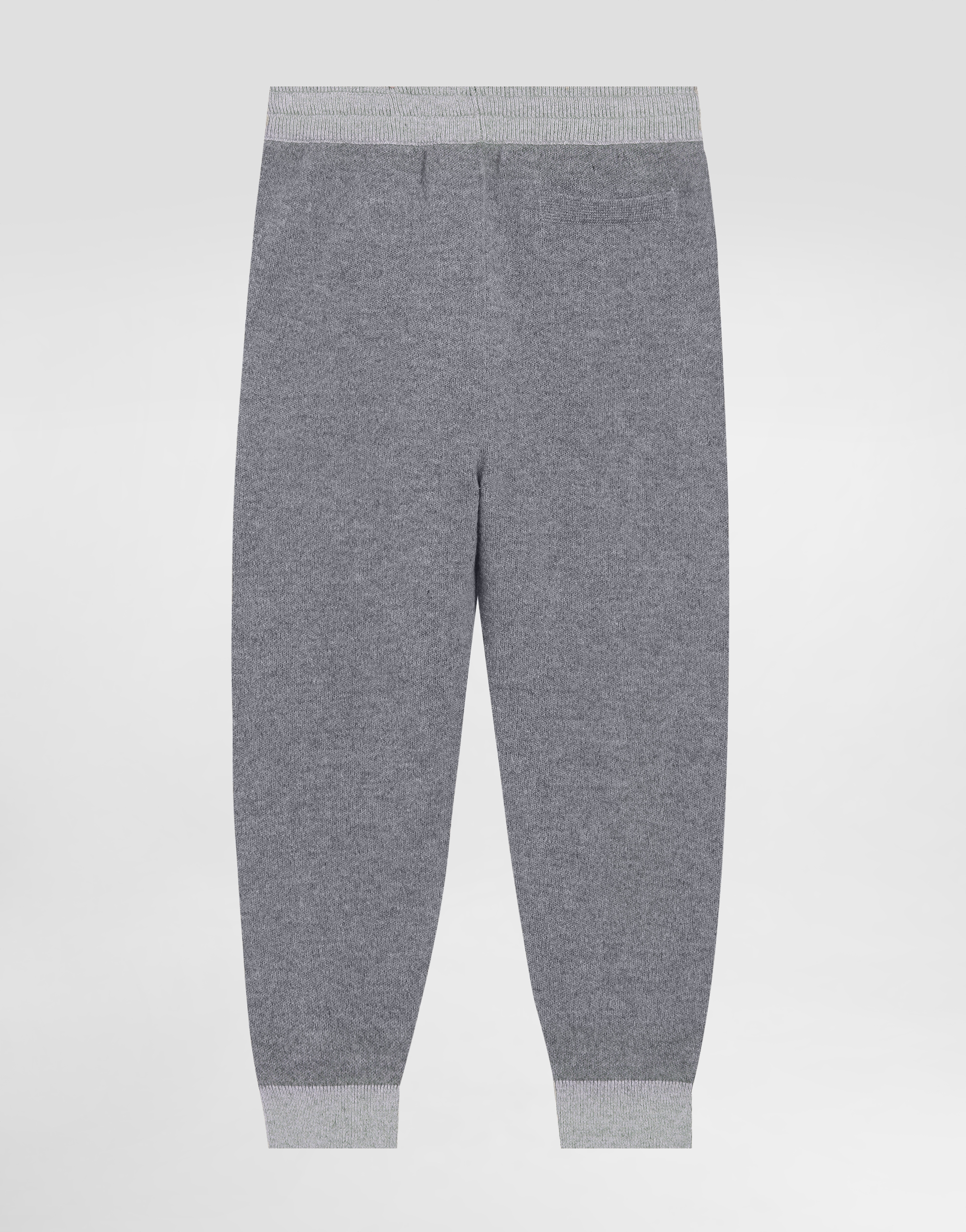 Dolce & Gabbana Wool And Cashmere Fleece Trousers In Gray