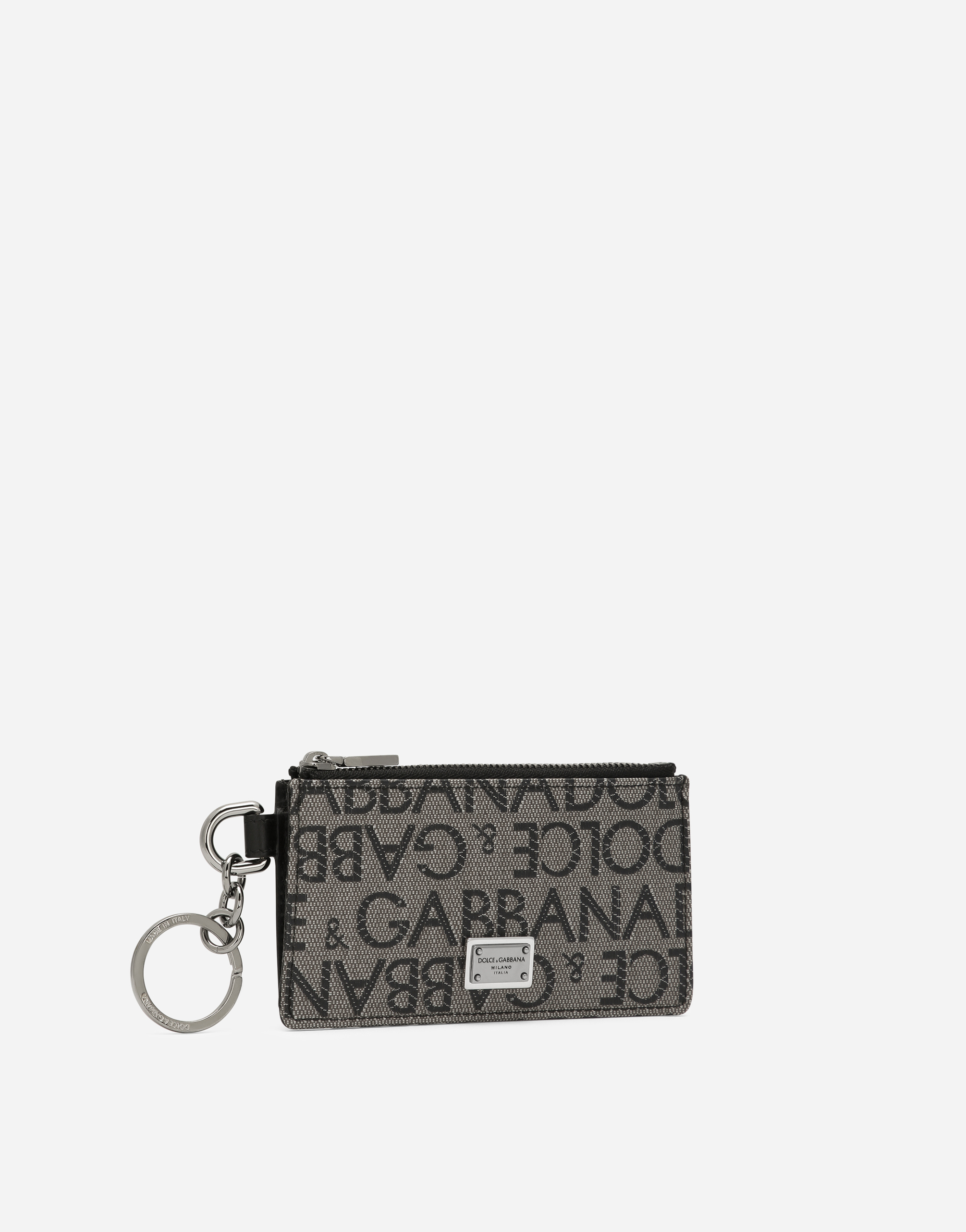 DOLCE & GABBANA JACQUARD CARD HOLDER