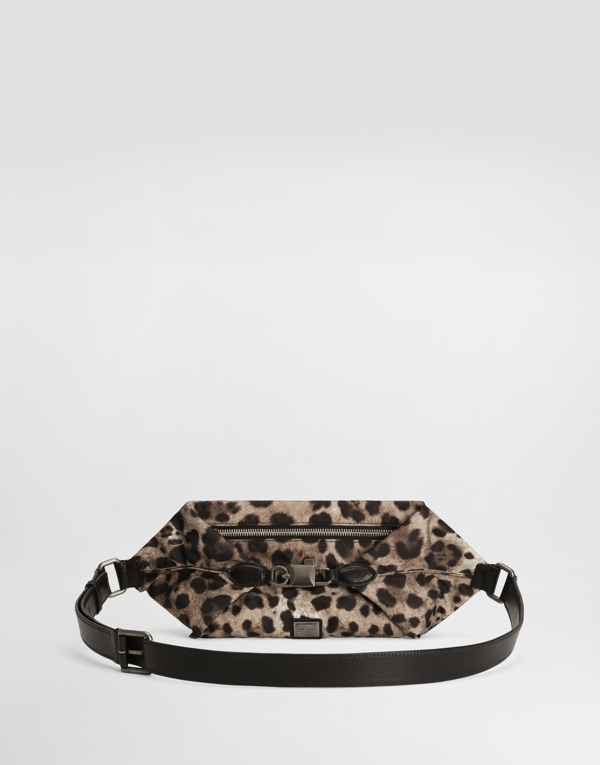 Leopard-print nylon bag in Print for Men | Dolce&Gabbana® US