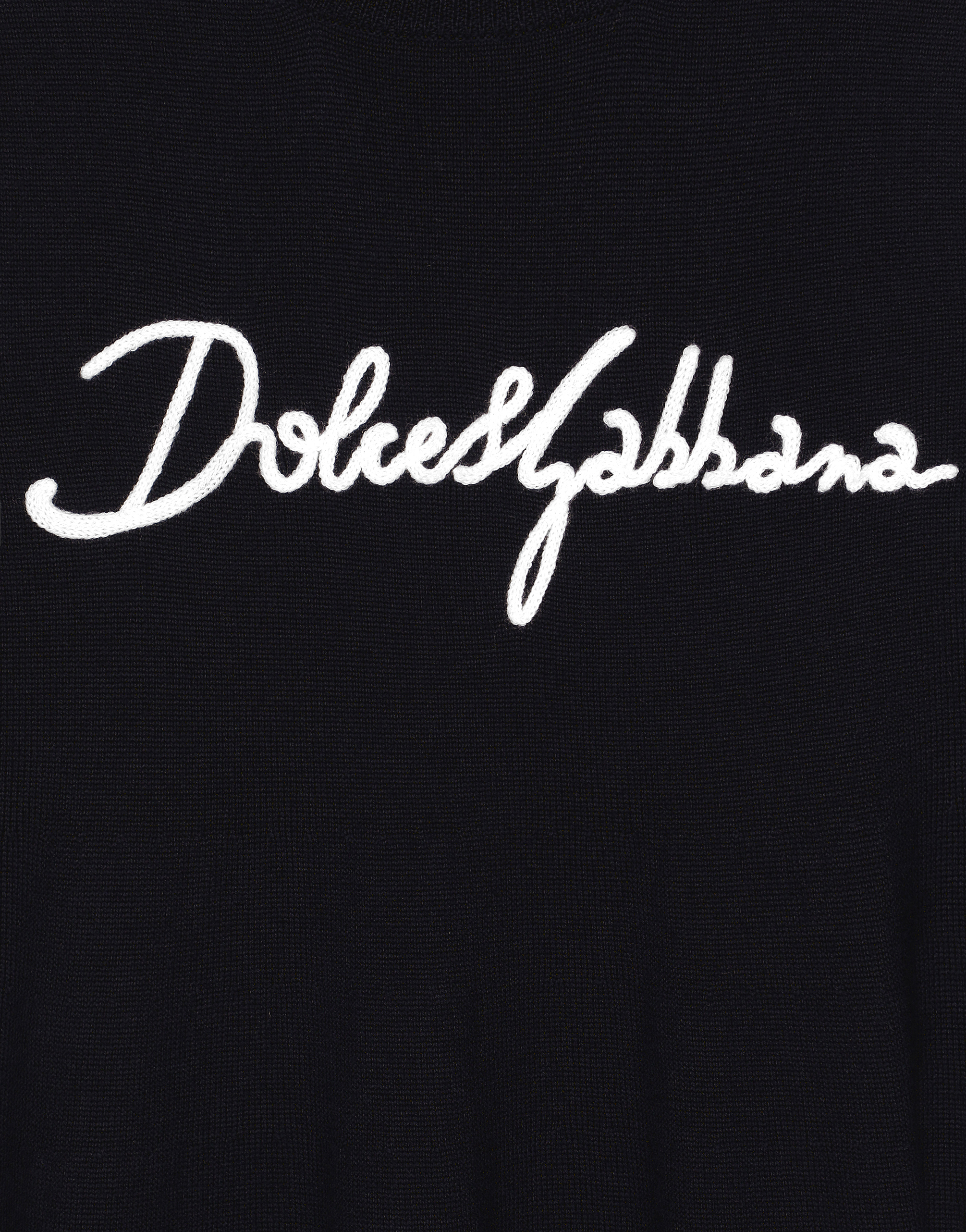 Dolce & Gabbana Abito In Maglia In Blue