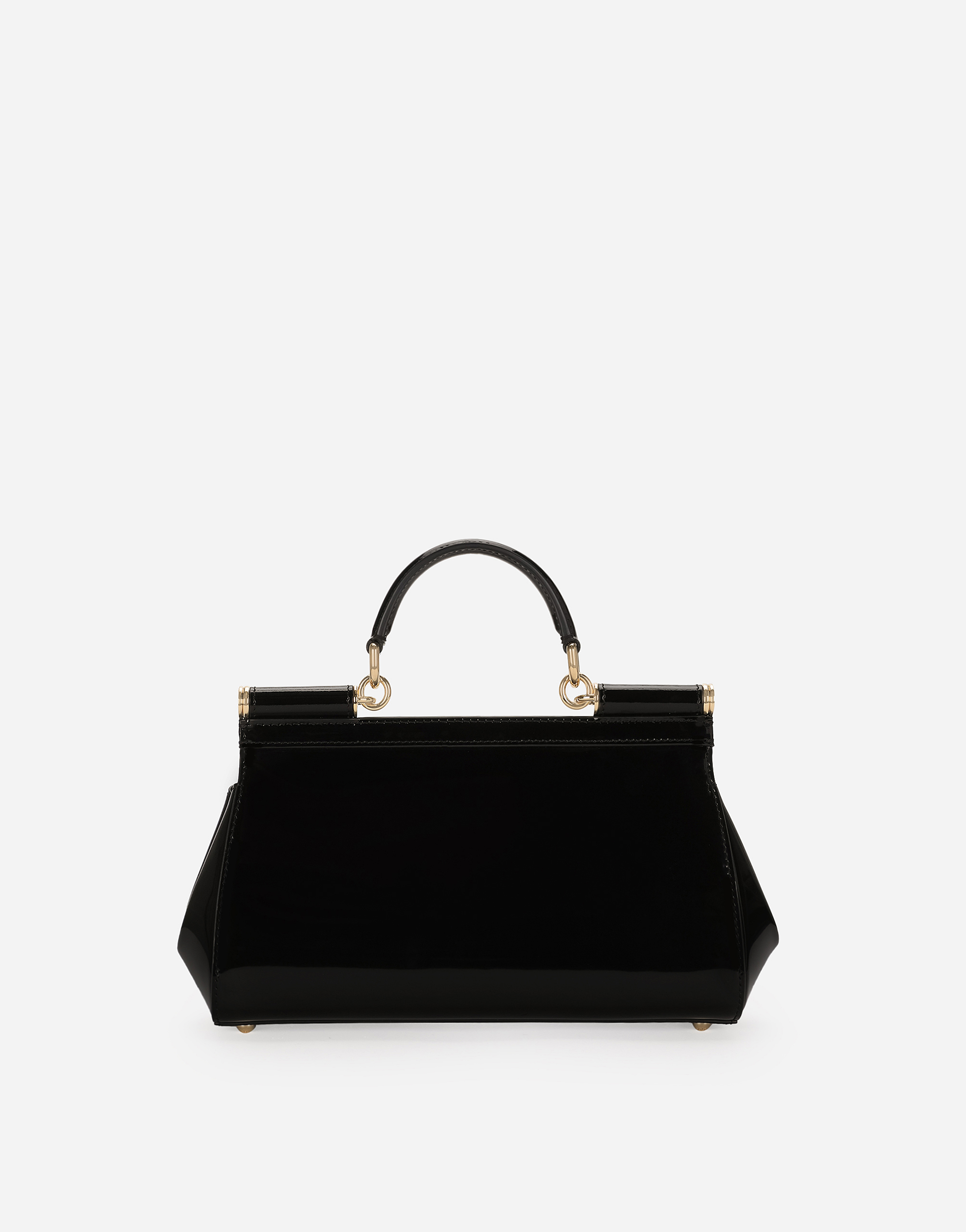 Dolce & Gabbana Elongated Sicily Handbag In Black
