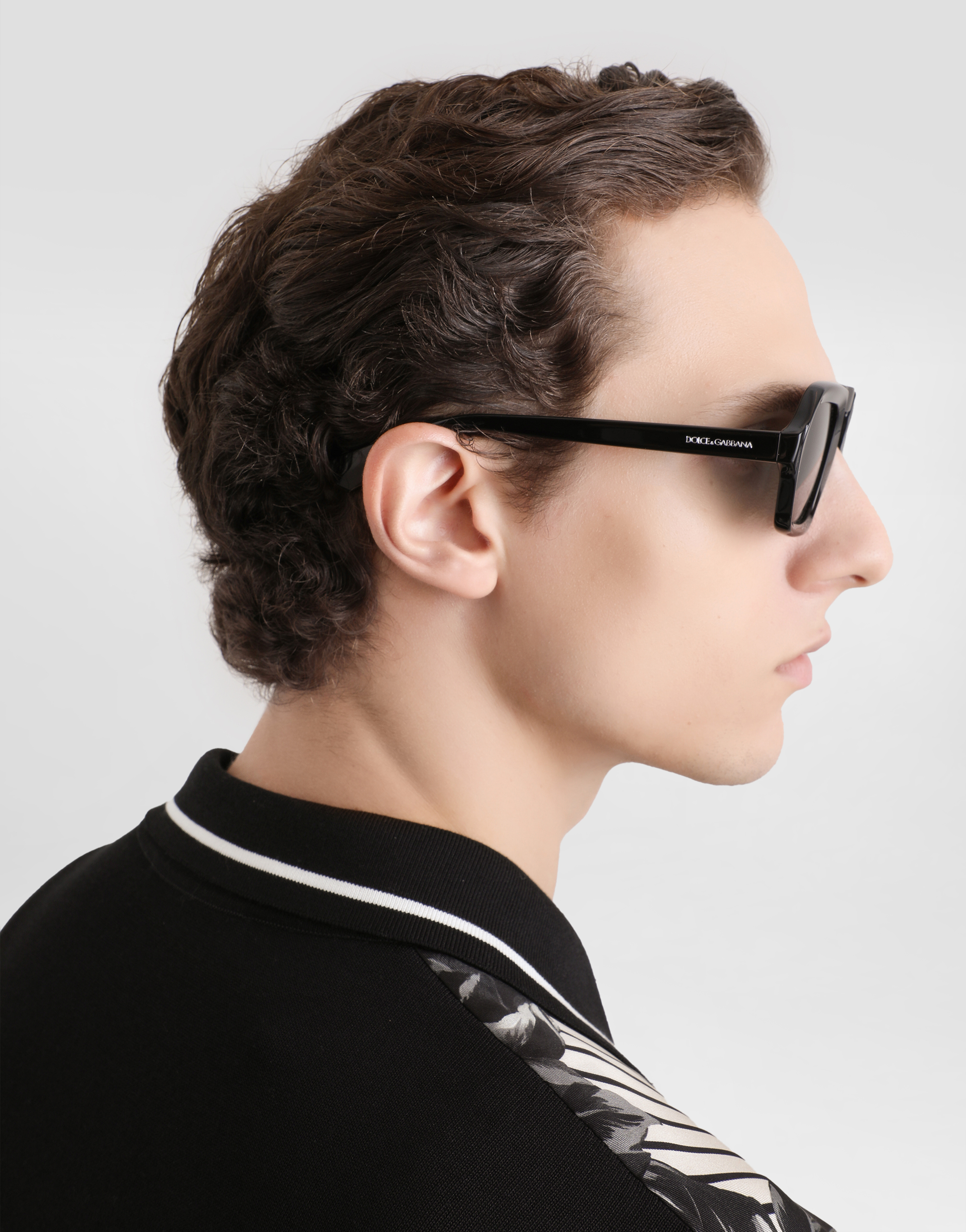 Silk and cotton shirt with twill