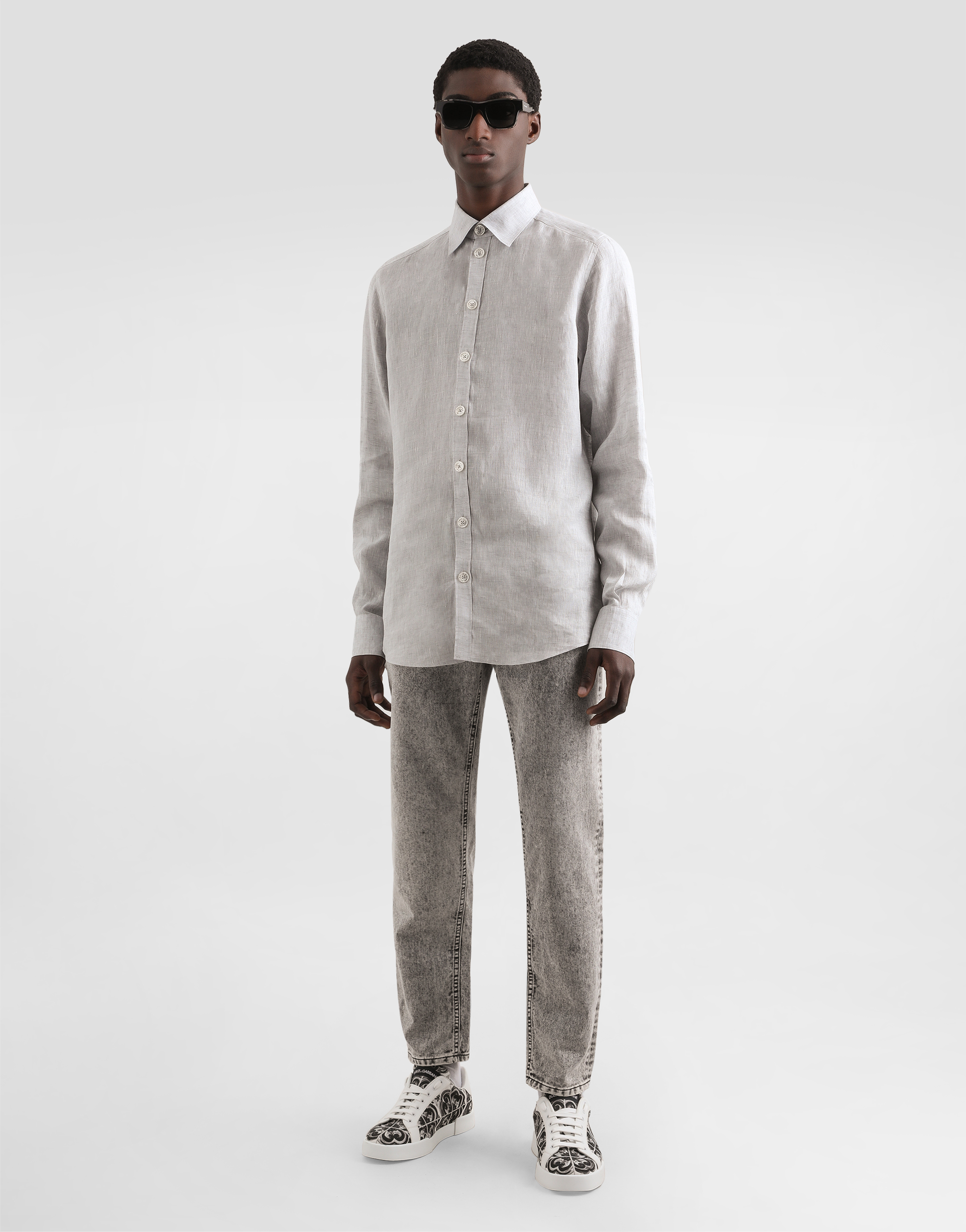 Regular cotton jeans