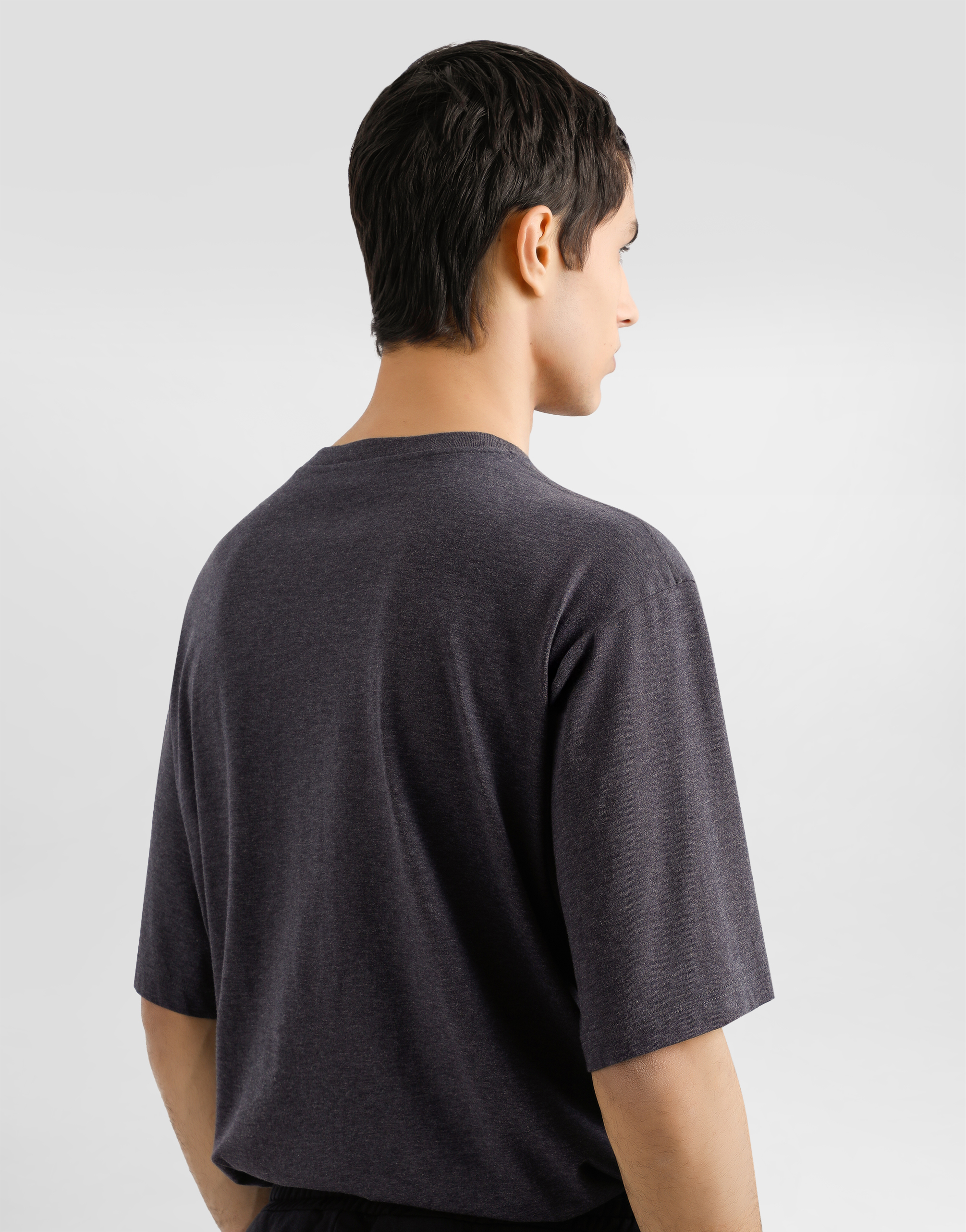 Dolce & Gabbana Cotton T-shirt With Print In Gray