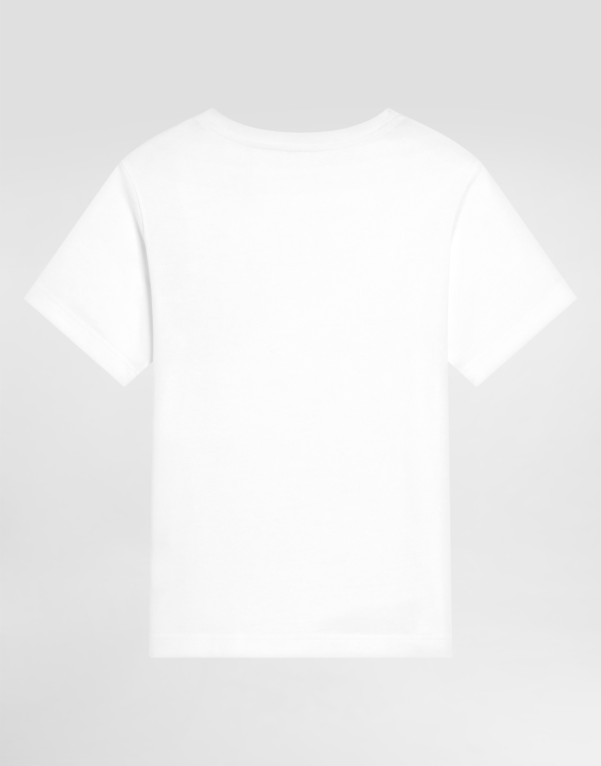 Dolce & Gabbana Jersey T-shirt With Patch In White