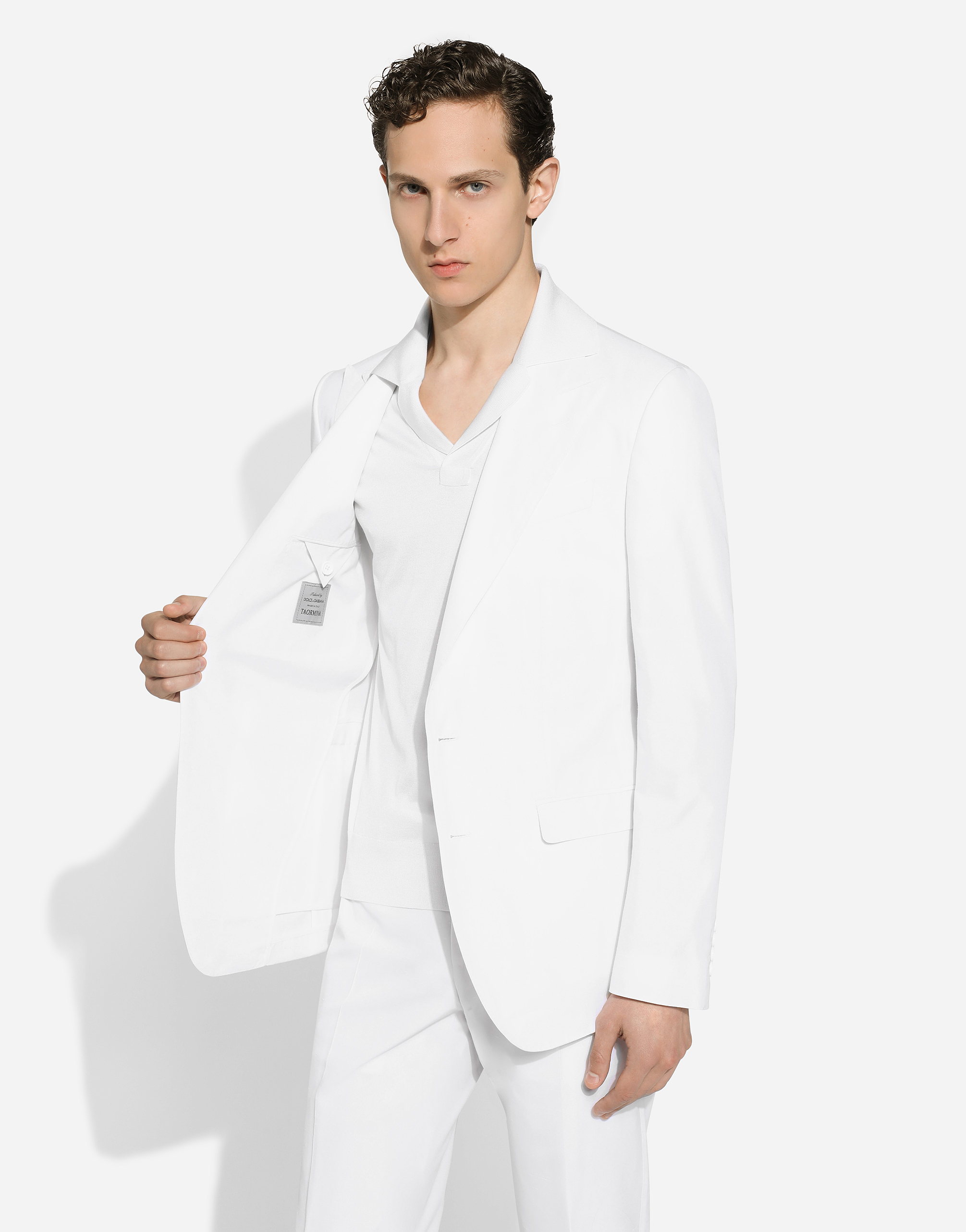 Dolce & Gabbana Taormina-fit Single-breasted Suit In ホワイト