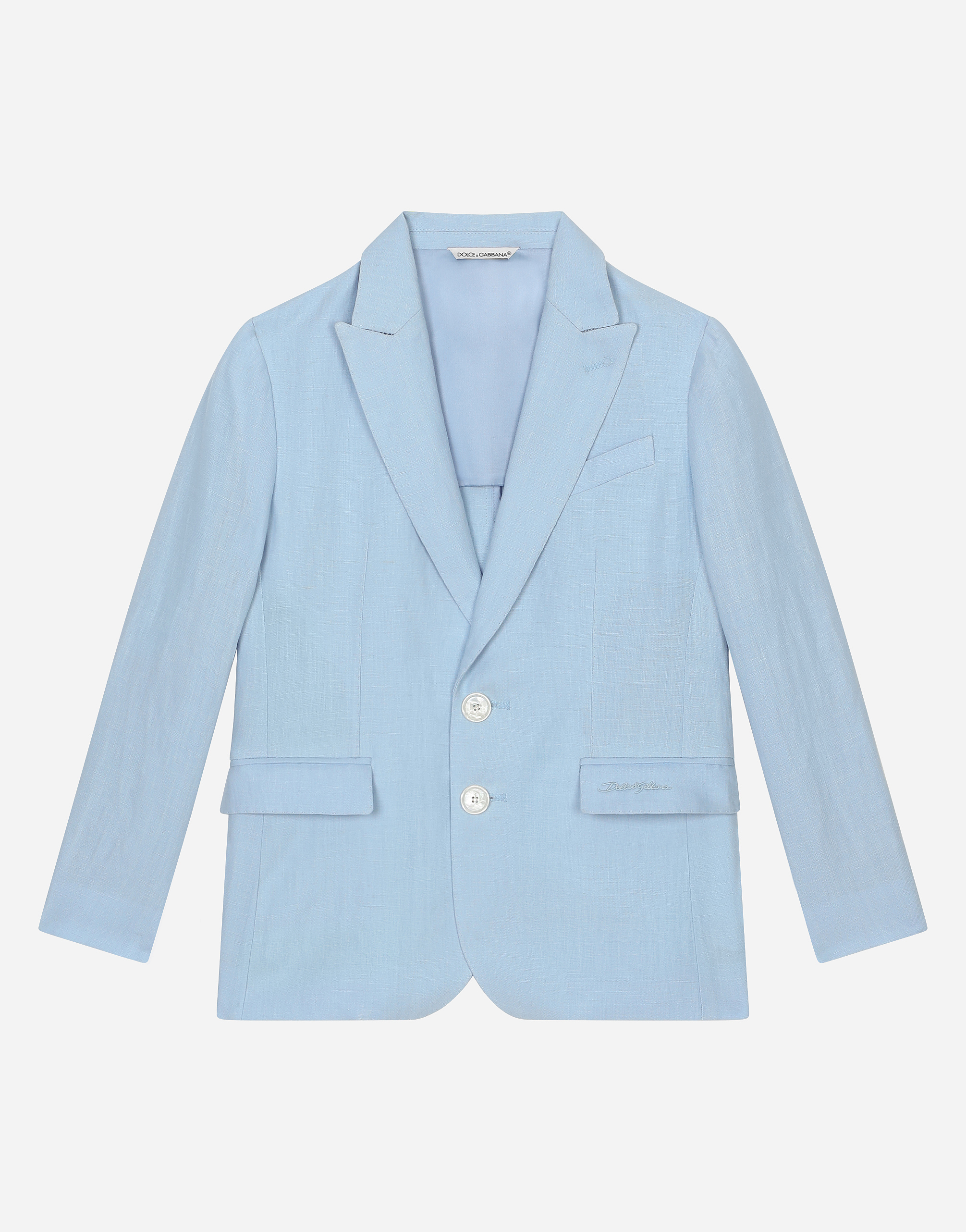 Dolce & Gabbana Giacca Decostr.2 Bot - Man Suits Light Blue 5 Years