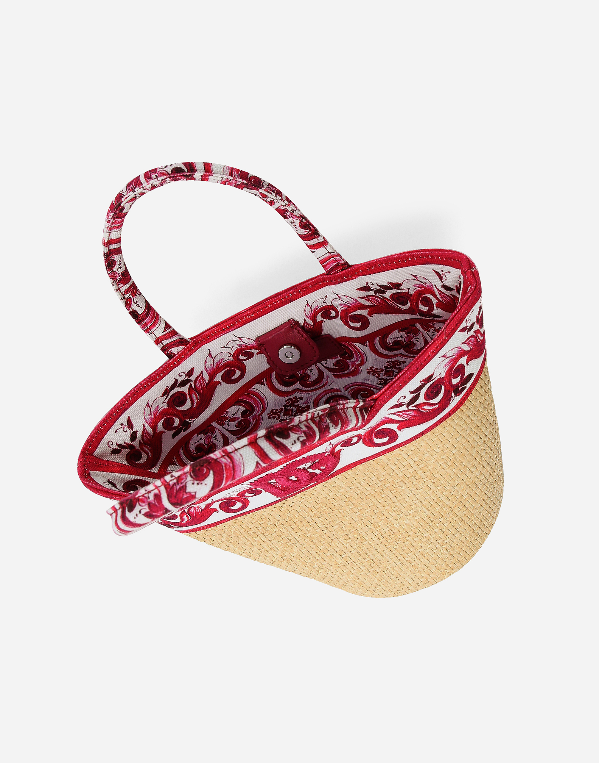 DOLCE & GABBANA STRAW HANDBAG