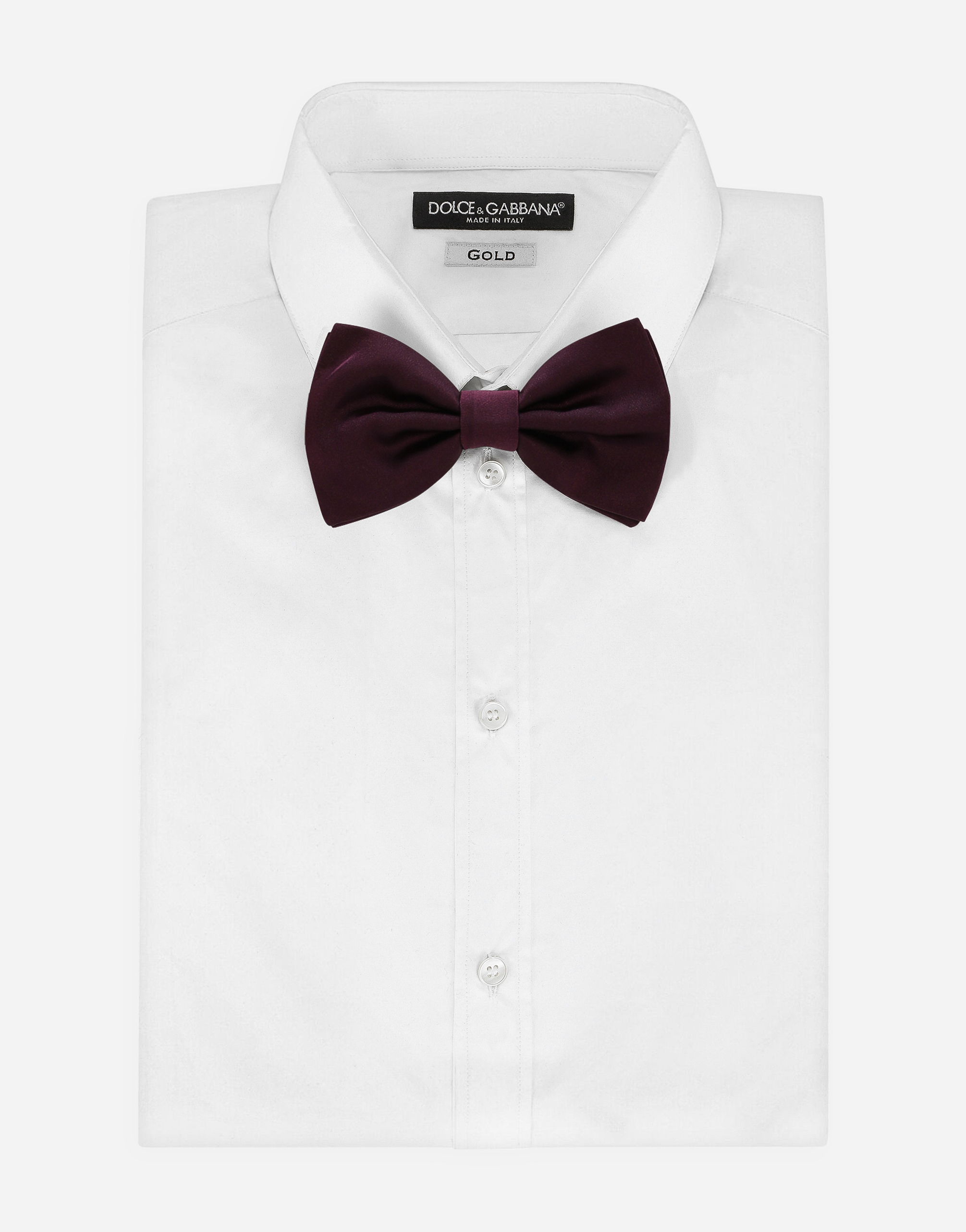 DOLCE & GABBANA SILK SATIN BOW TIE