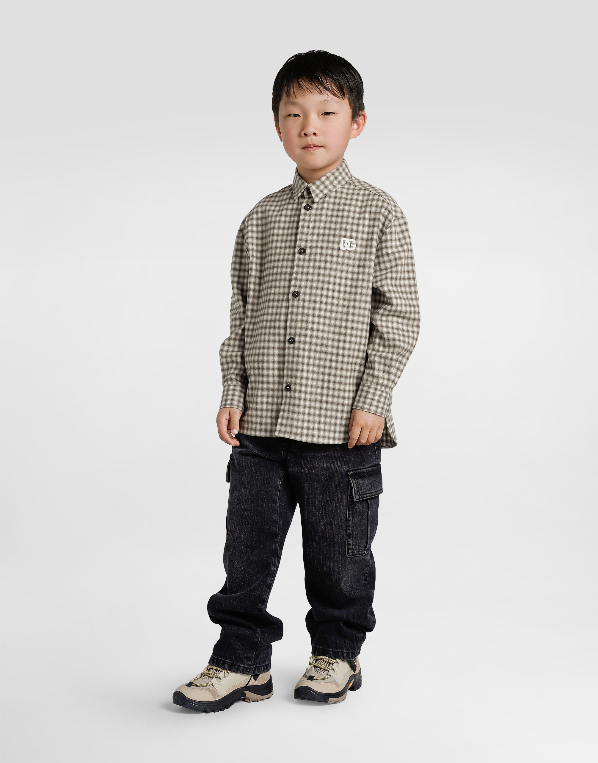 Checked cotton shirt