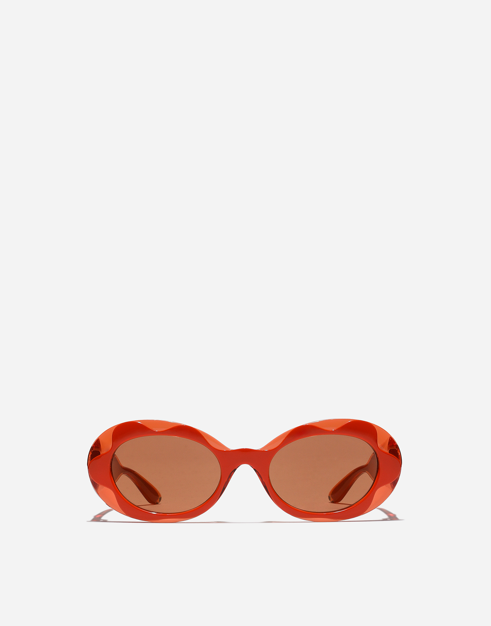 Dolce & Gabbana Flower Power Sunglasses - Woman Sunglasses Orange Onesize