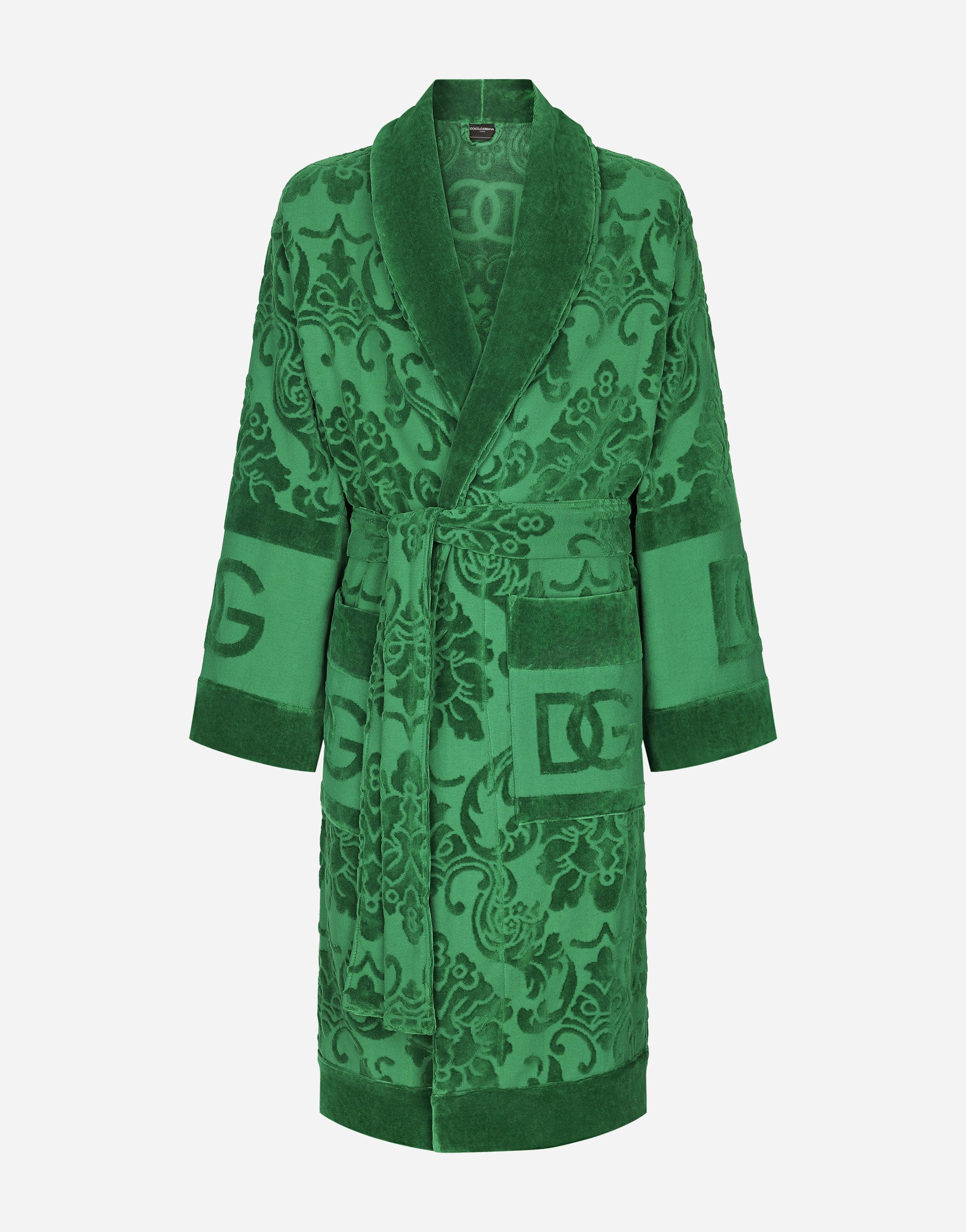 Bathrobe Terry Cotton Jacquard