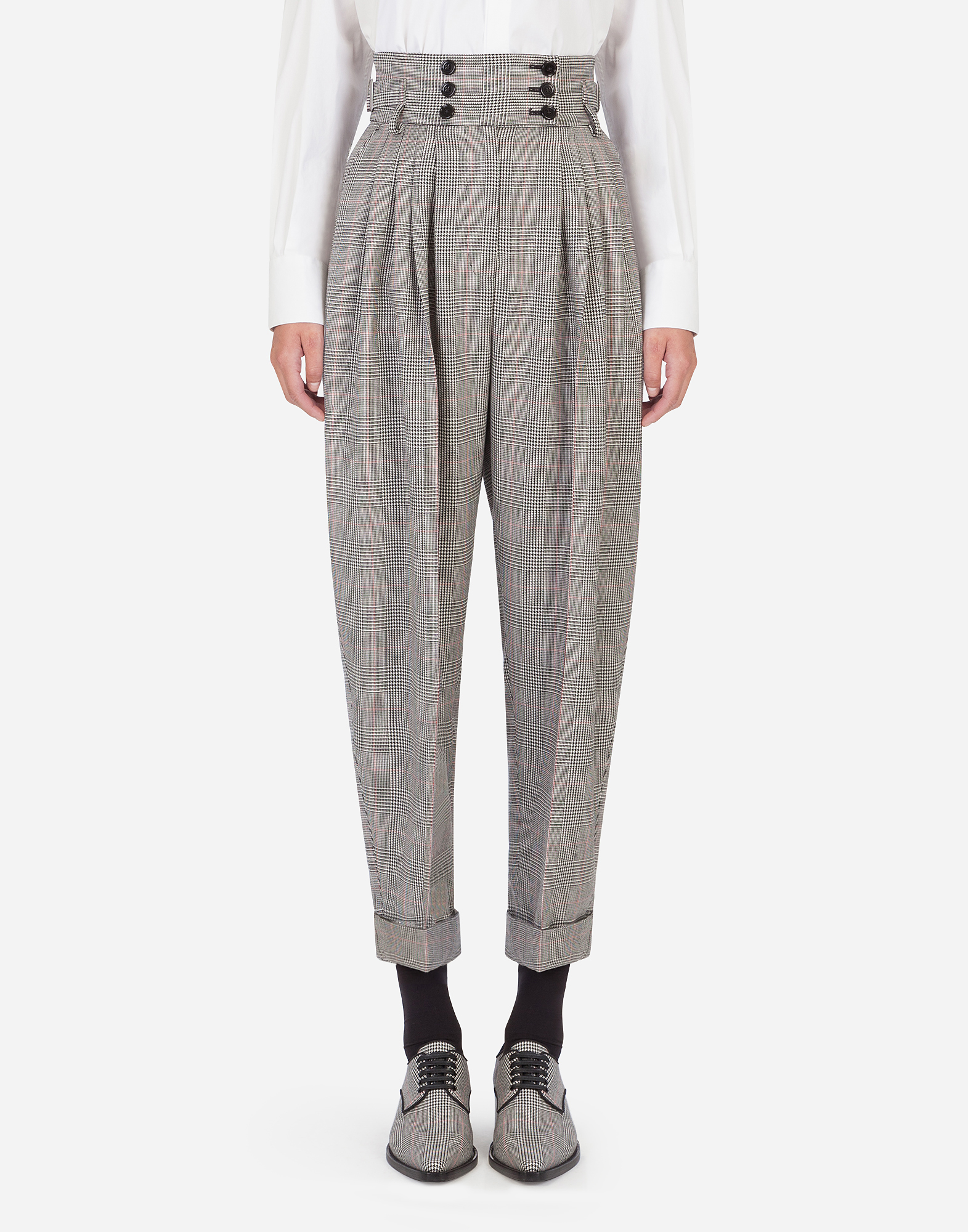 plaid pants in store
