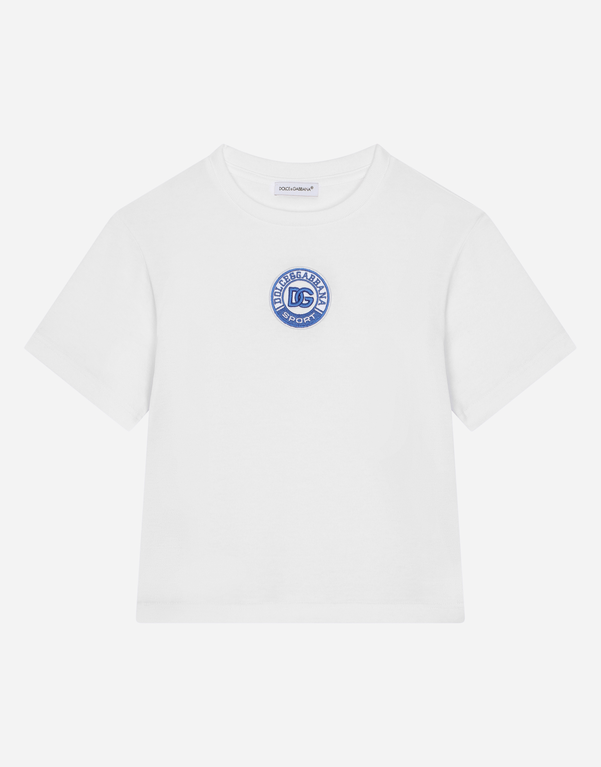 クルーネックTシャツ ジャージー DGロゴパッチ クルーネックTシャツ