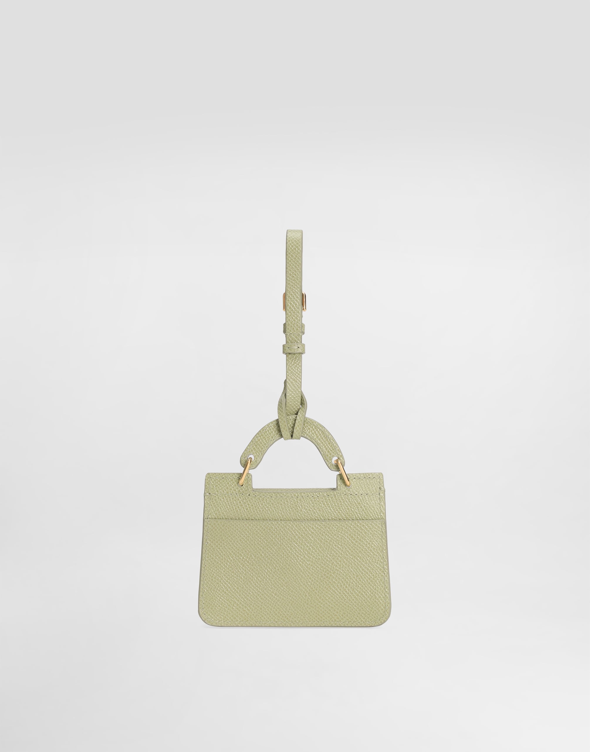  Dolce & Gabbana Dolce & Gabbana Dauphine Calfskin Card Holder - Woman Wallets And Small Leather Goods Green Leather Onesize 