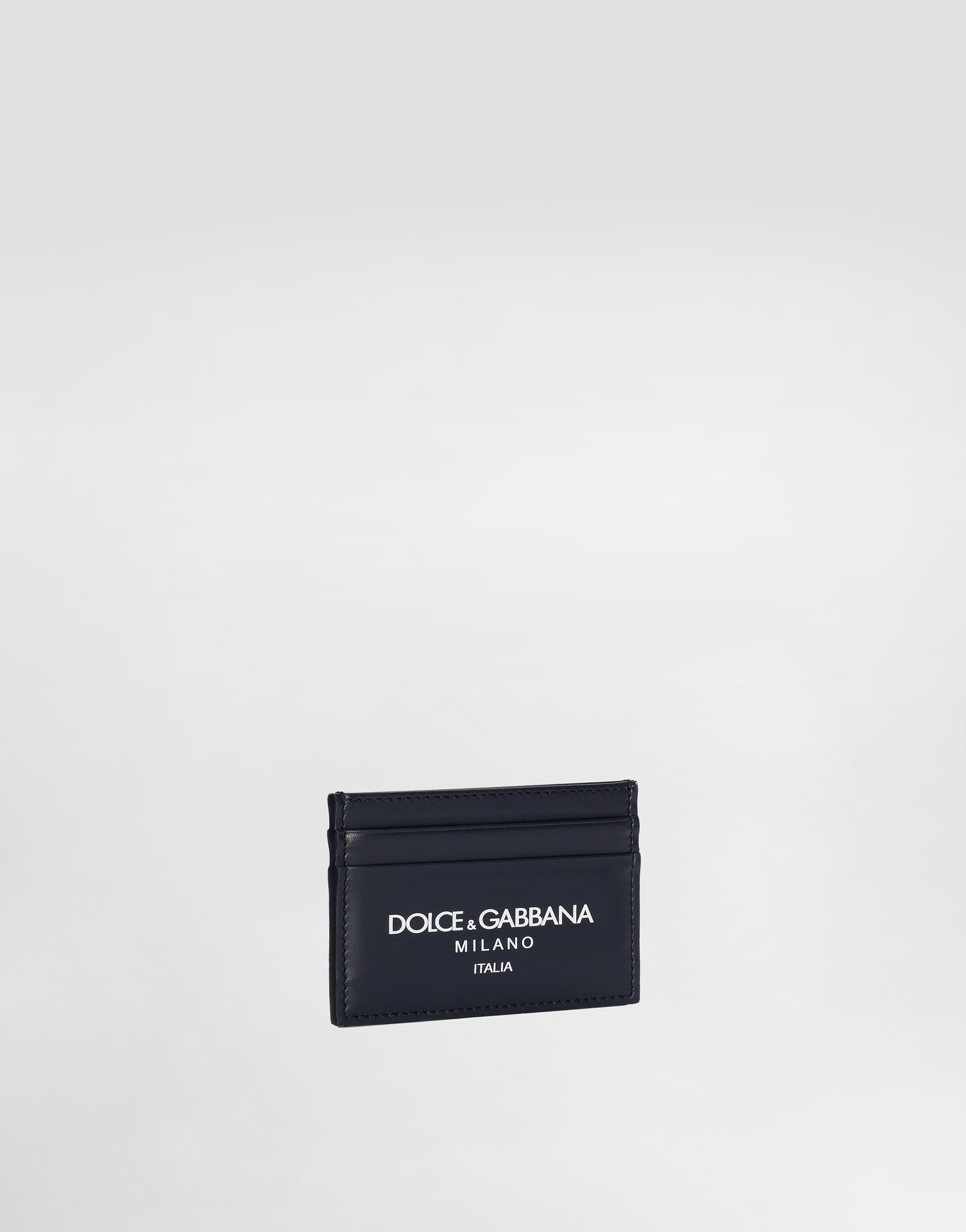 Dolce & Gabbana Milan Dg Printed Card Holder Accessories In Blue