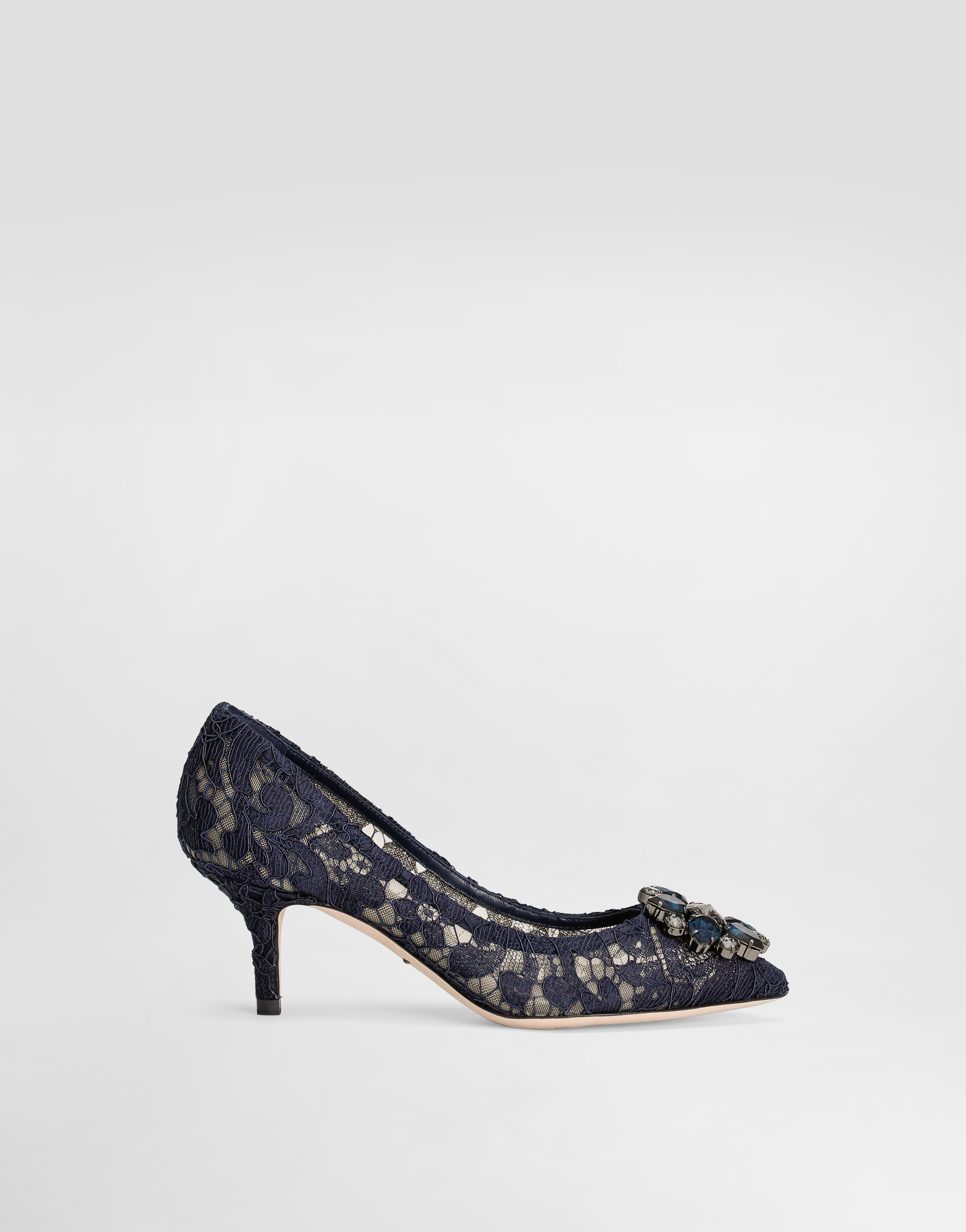 Pump In Taormina Lace With Crystals - Women | Dolce&Gabbana