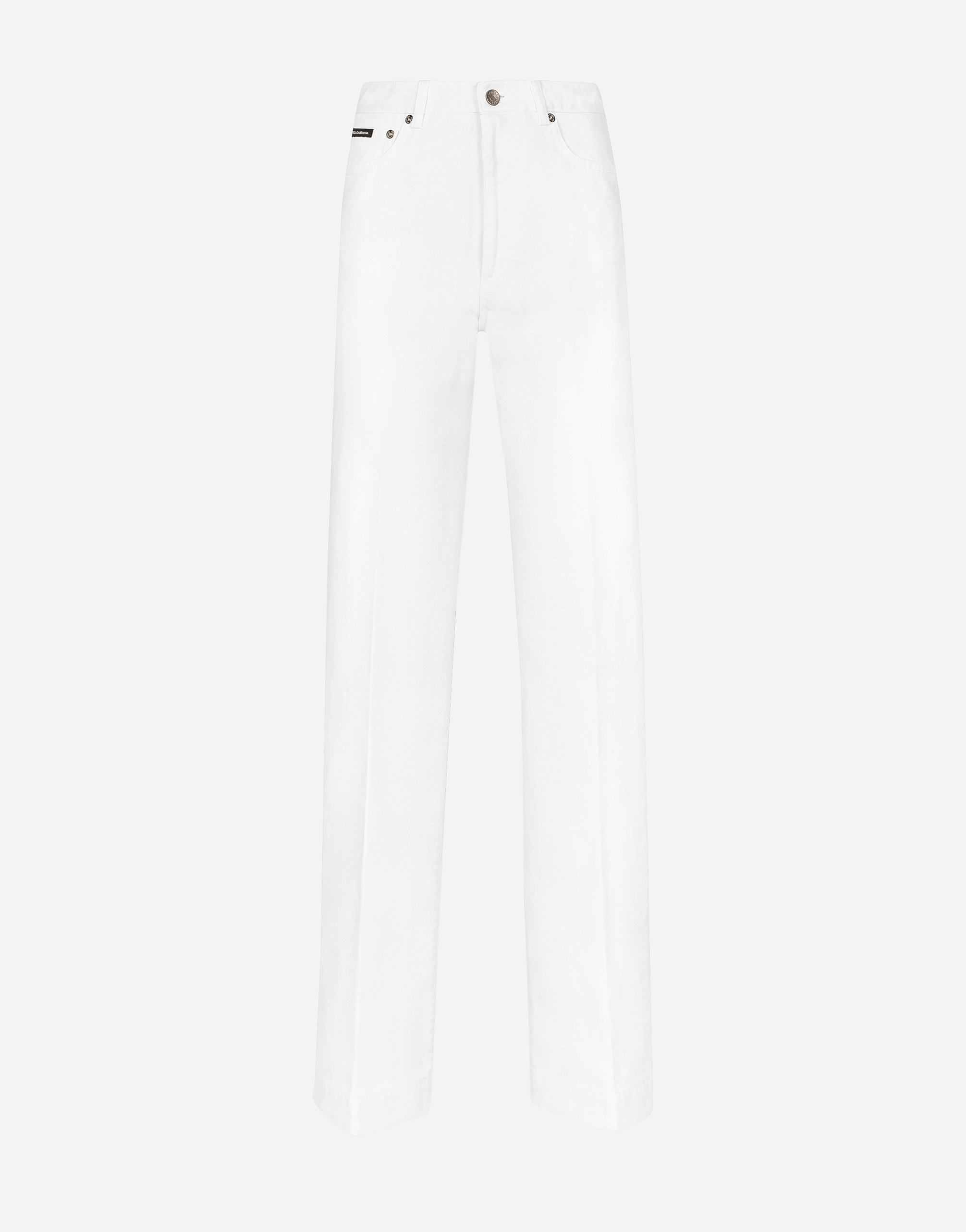 Dolce & Gabbana Flared Denim Jeans - Woman Denim And Jeans Multi-colored