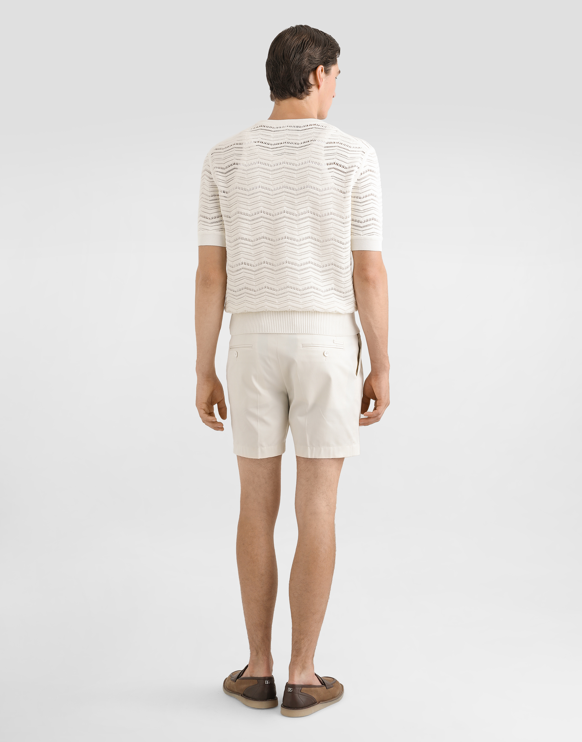  Dolce & Gabbana Dolce & Gabbana Cotton Pullover - Man Sweaters And Cardigans White 48 
