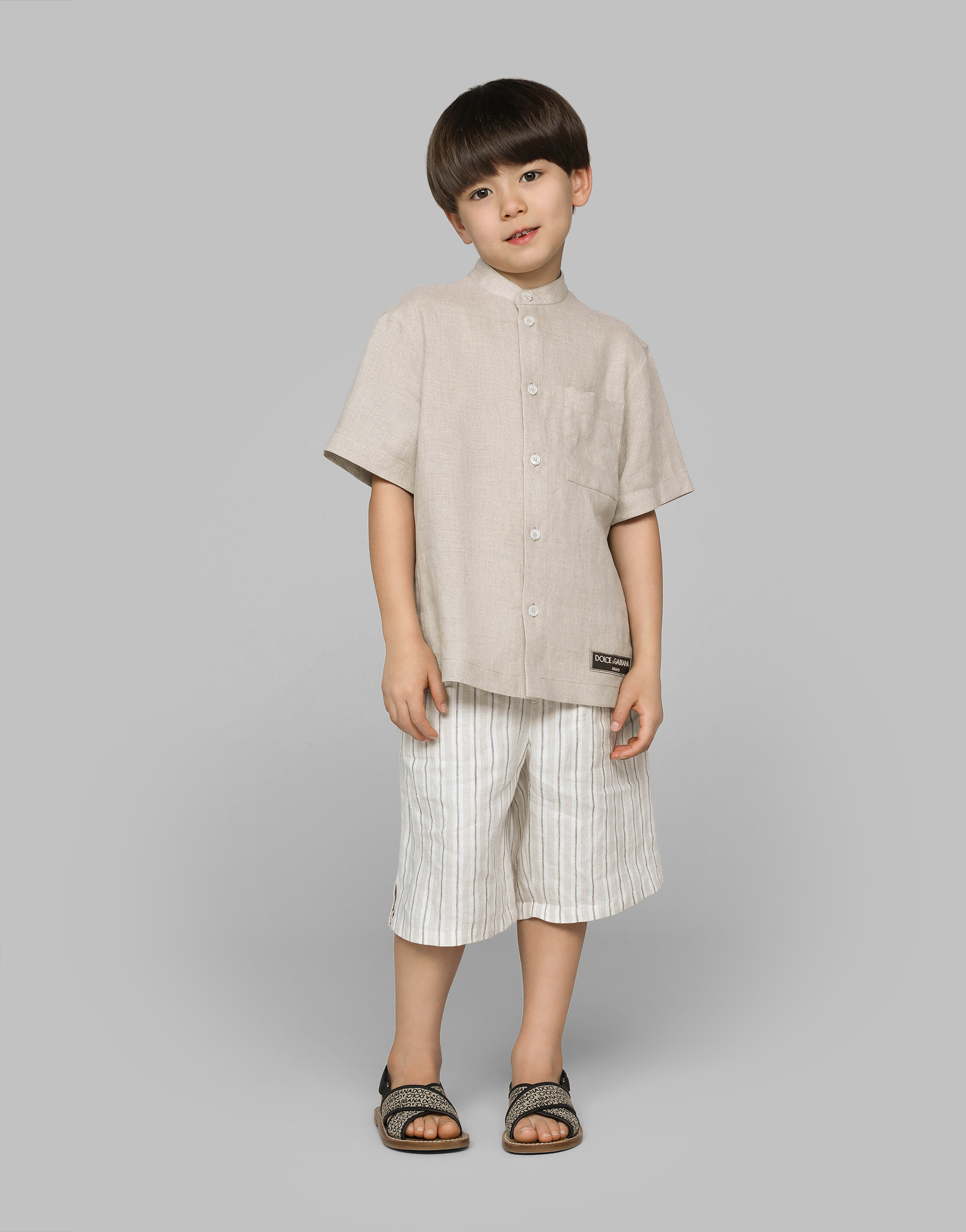  Dolce & Gabbana Dolce & Gabbana Camicia Manic. Corta - Man Shirts Beige 6 Years 