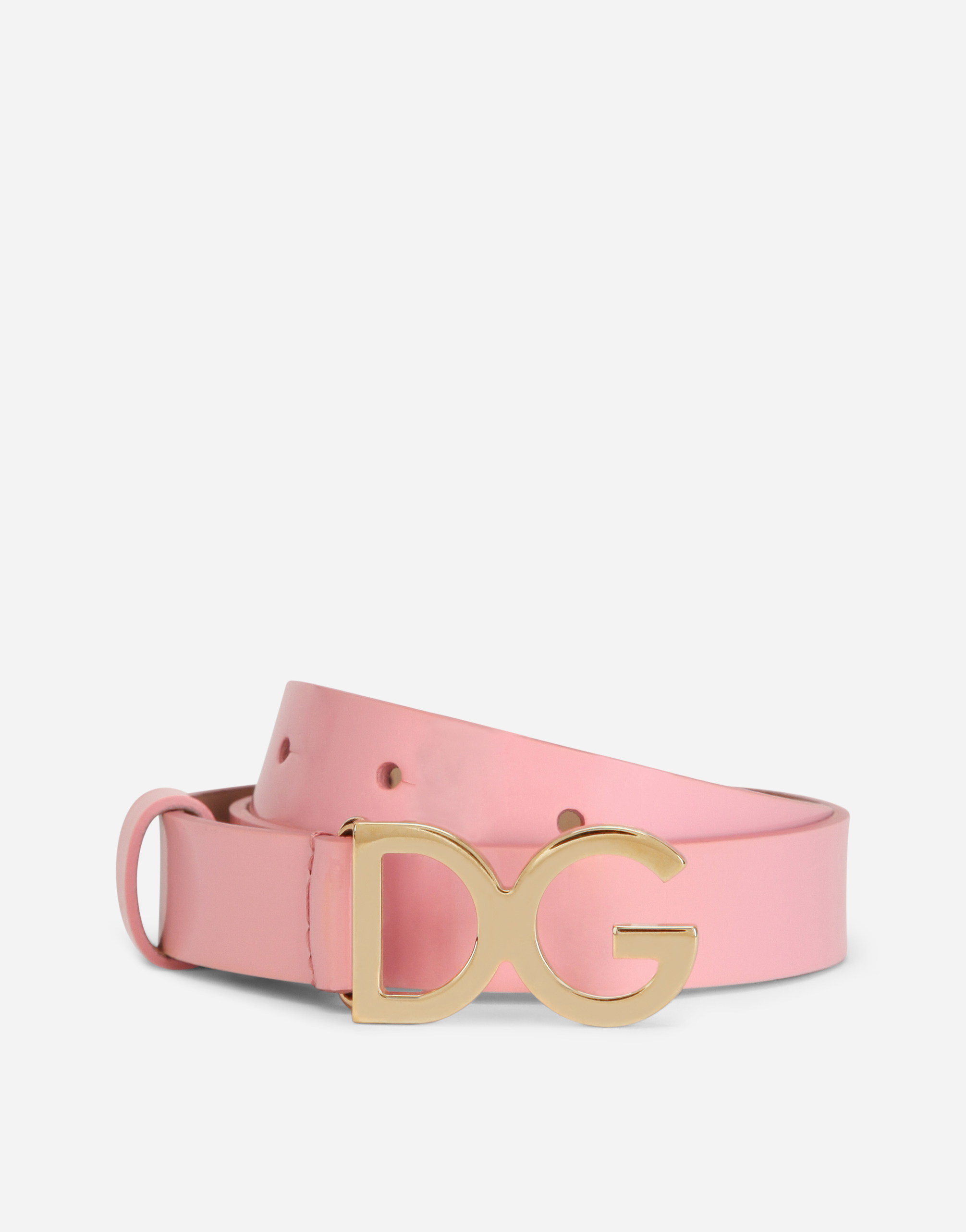 dolce and gabbana pink belt