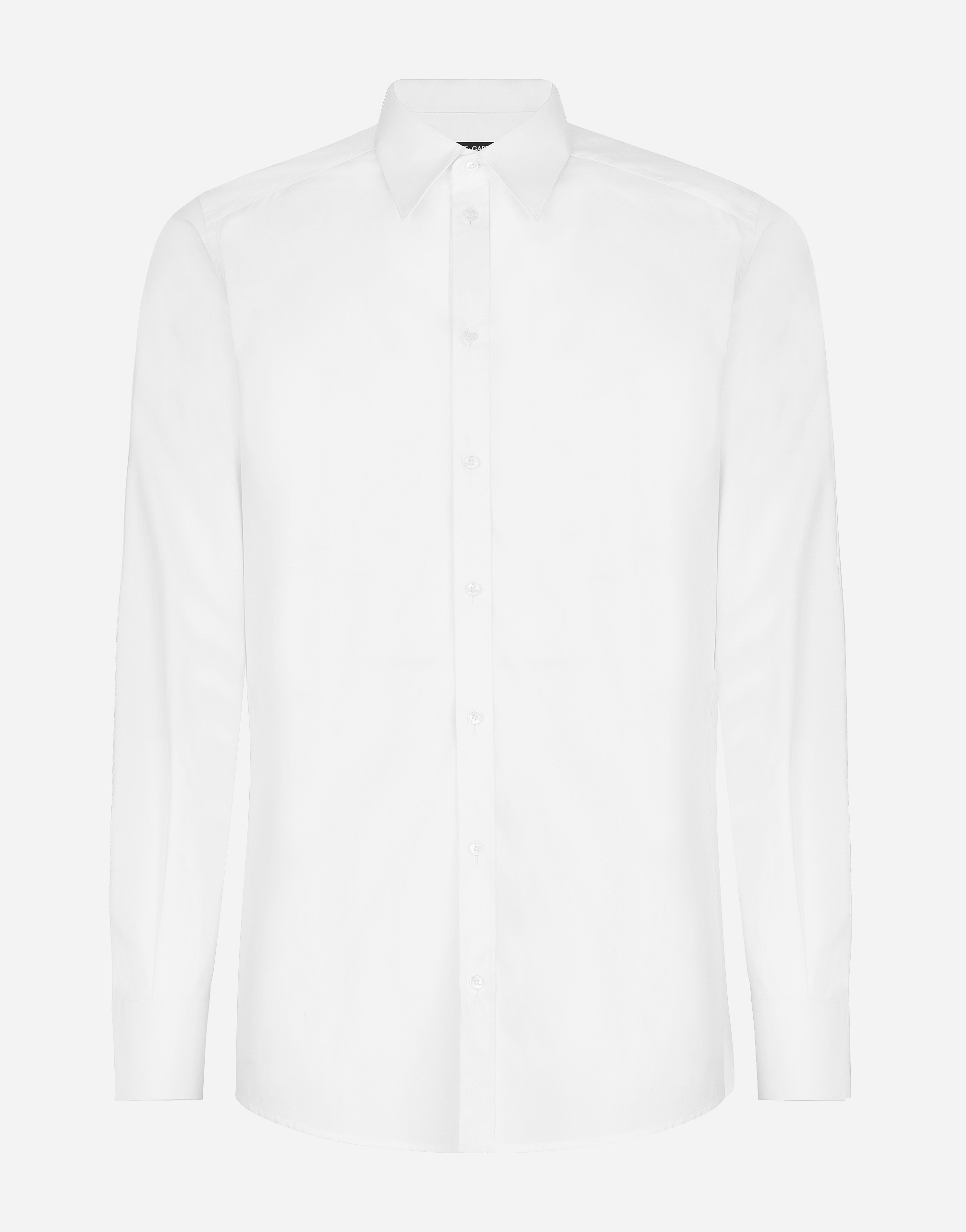 DOLCE & GABBANA COTTON MARTINI-FIT SHIRT