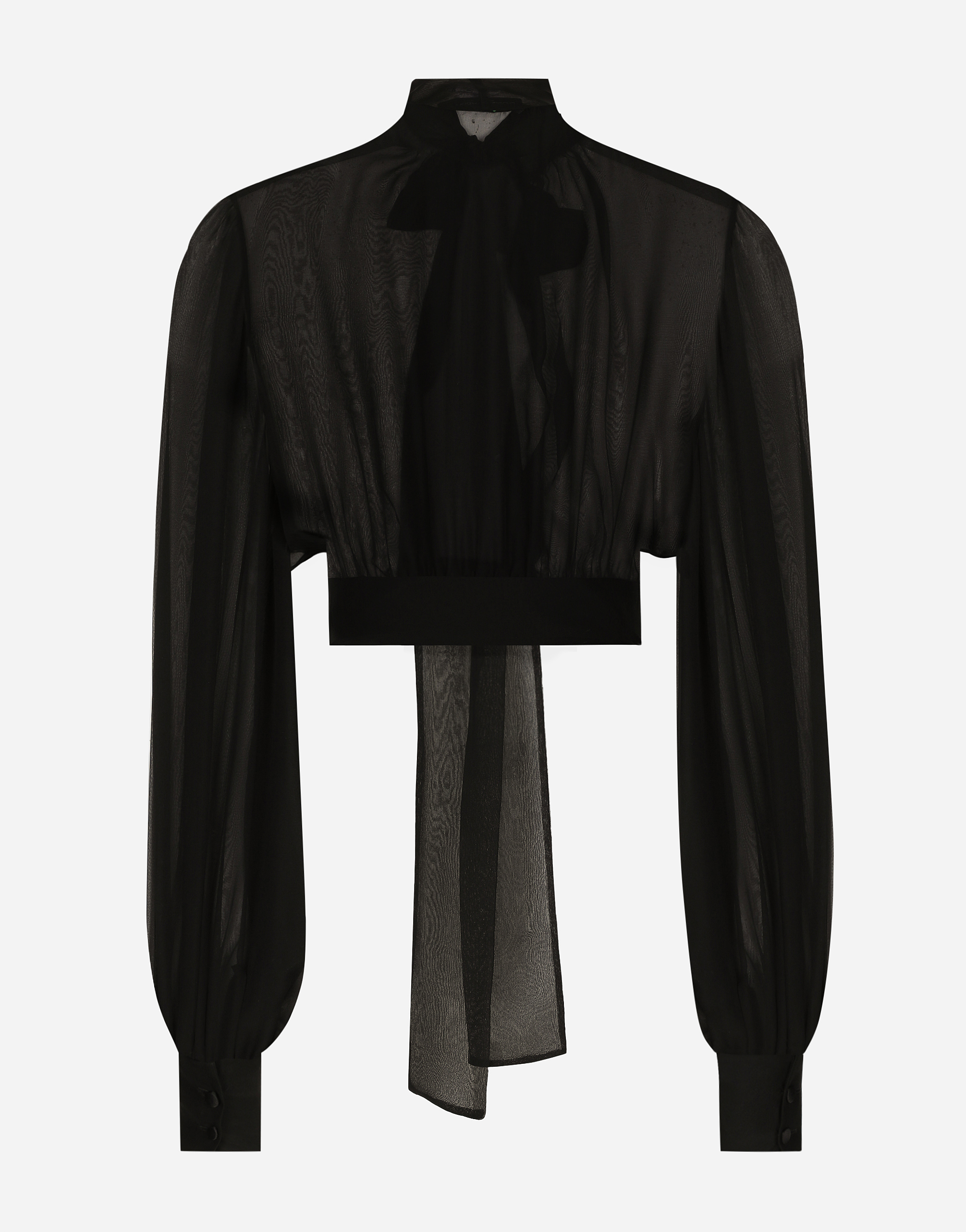 Dolce & Gabbana Long-sleeved Tops In Black